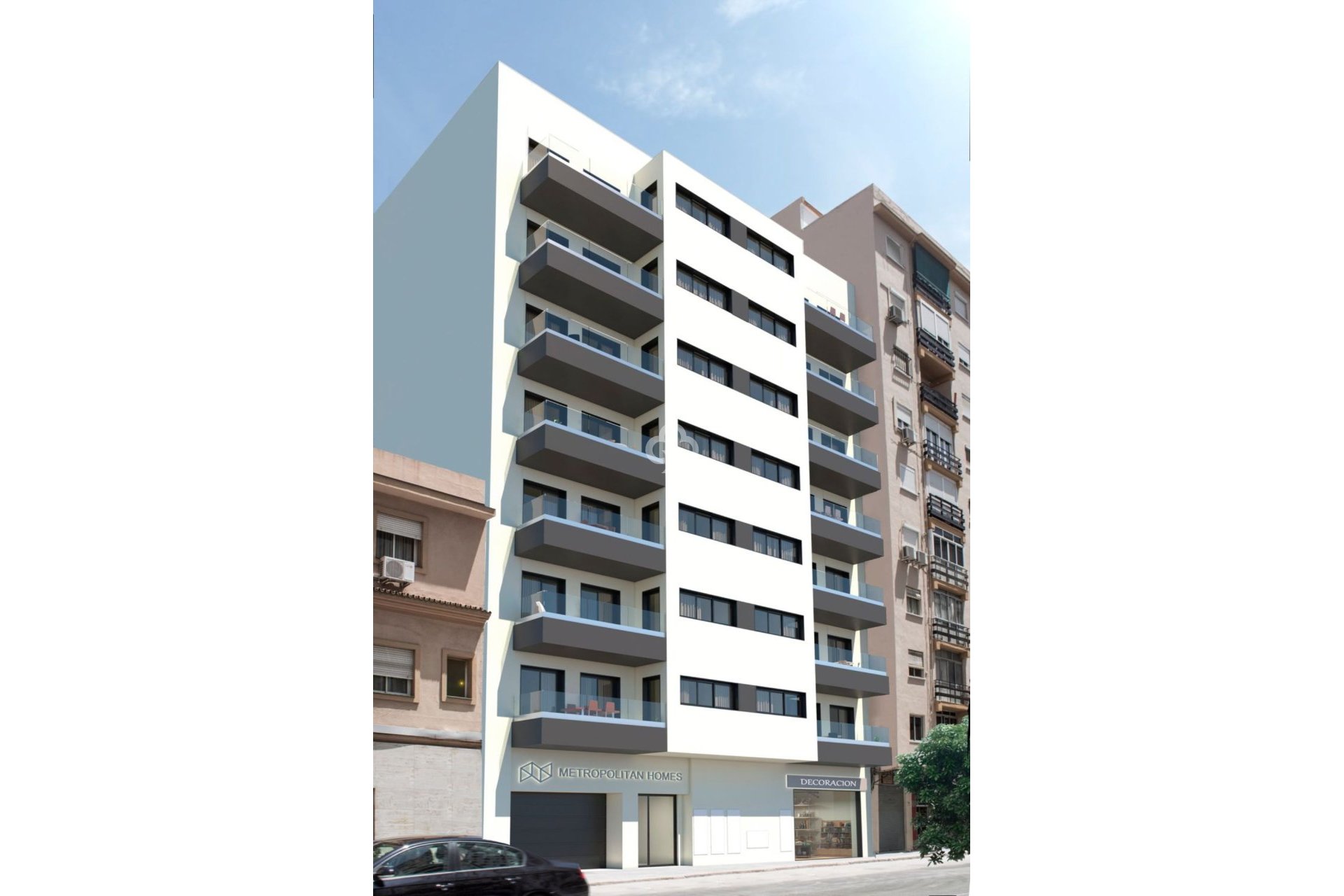 Neue Gebäude - Apartamentos -
Málaga - Calle Eugenio Gross , 18