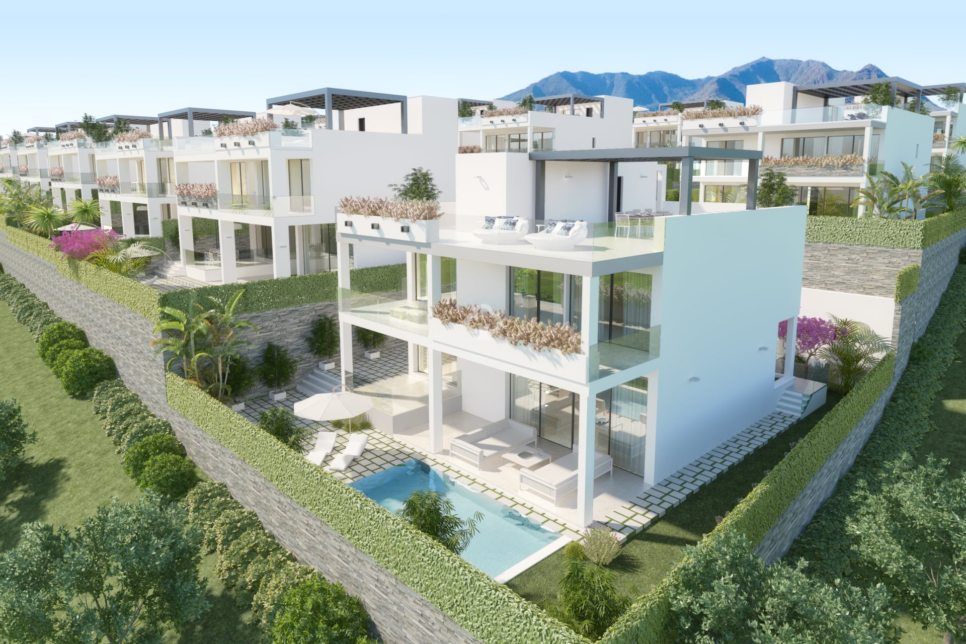 Neue Gebäude - Villas -
Estepona