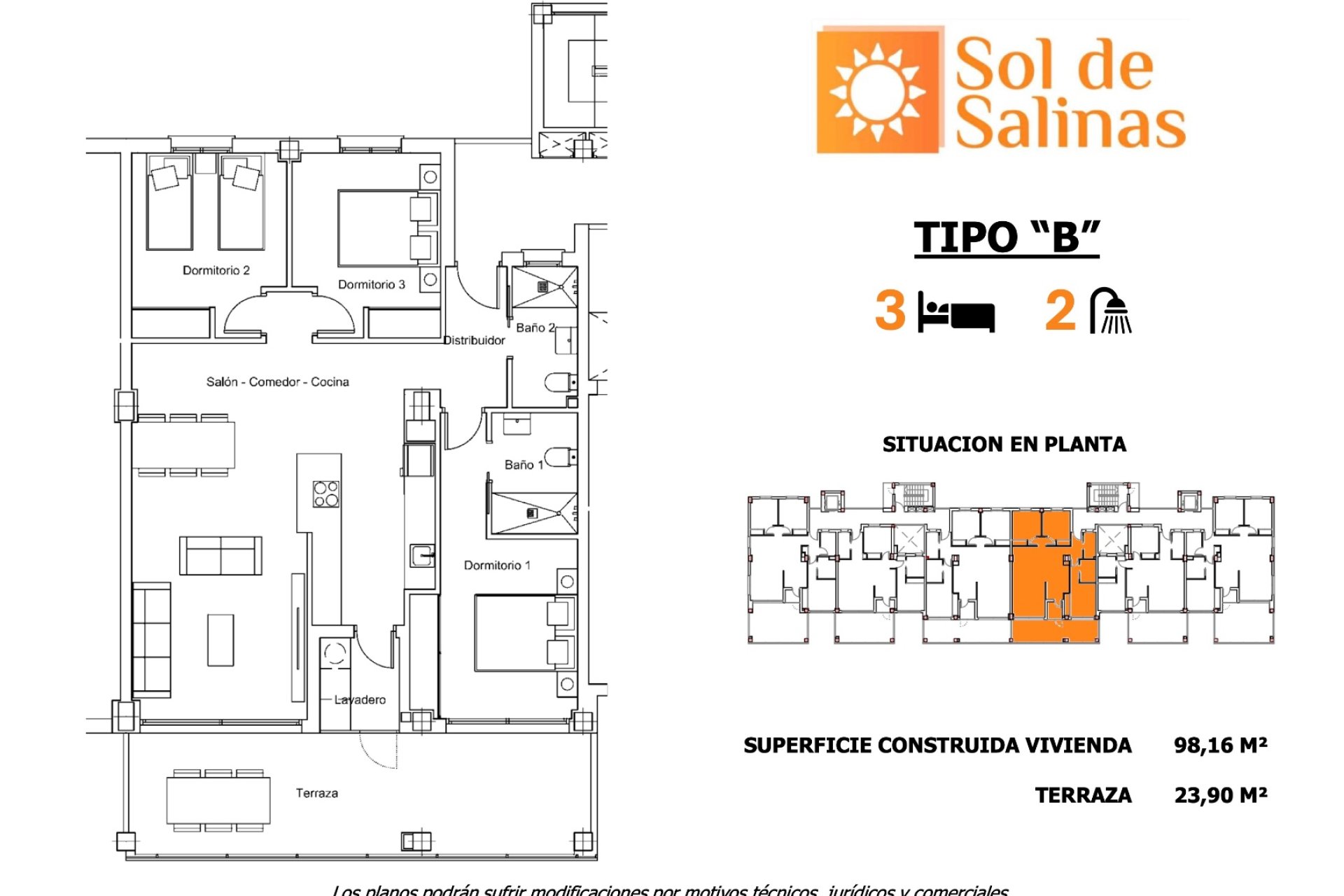 Neue Gebäude - Wohnung -
San Miguel de Salinas - 03193