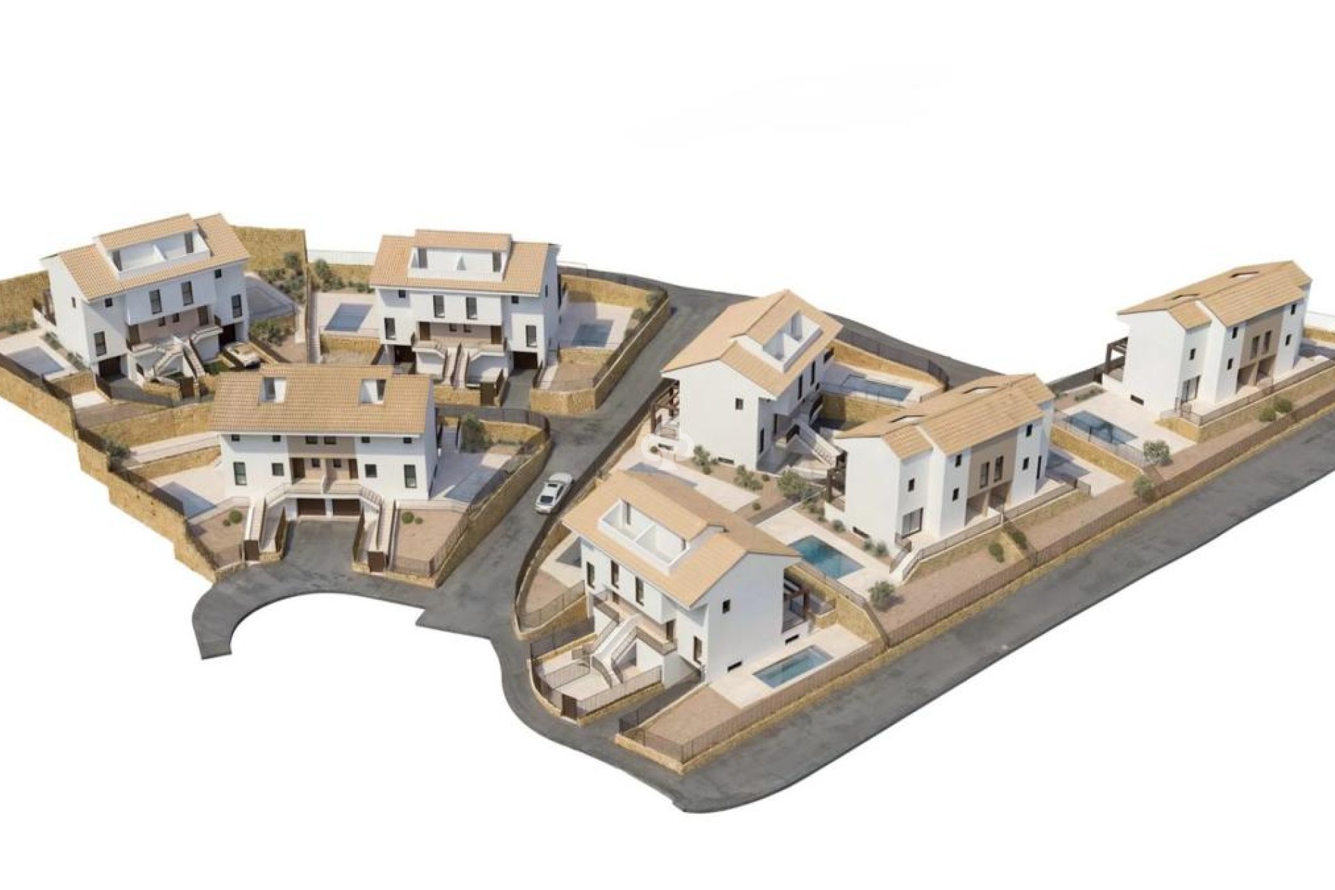 New Build - Adosados -
La Nucia - Urbanización Don Mar, 4