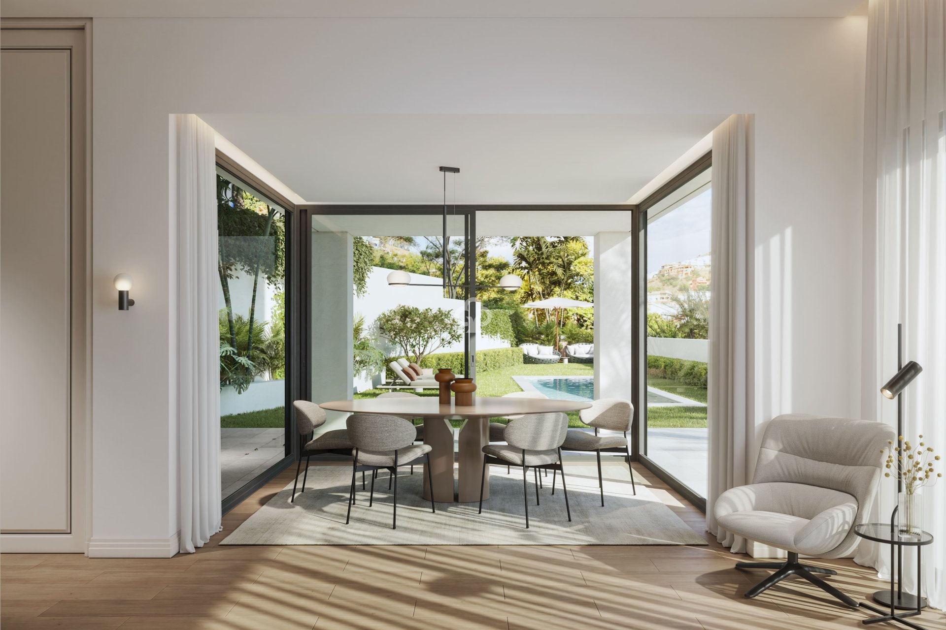 New Build - Adosados -
Málaga - 29003, Calle Apamares, 1