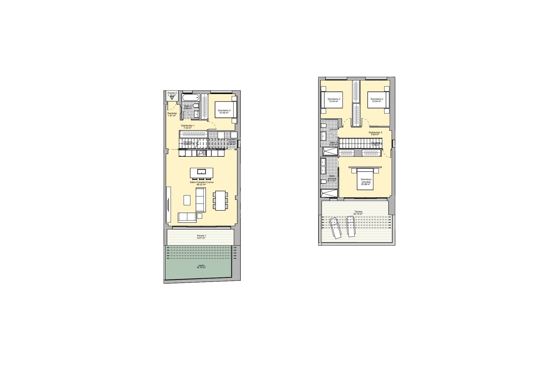 New Build - Adosados -
Mijas - Camino del Zorro