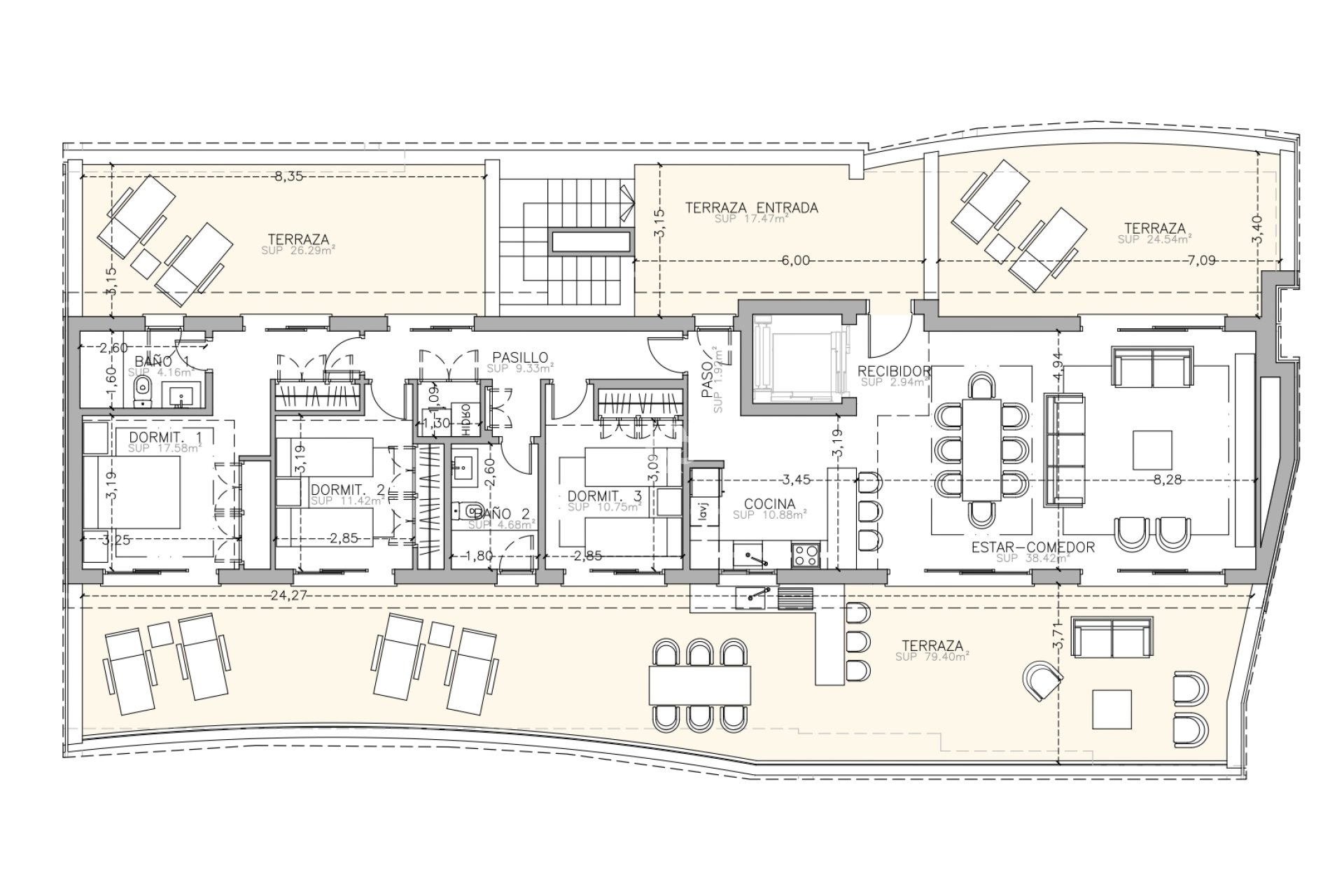 New Build - Apartamentos -
Marbella - Urbanización Guadalmina Alta, 820