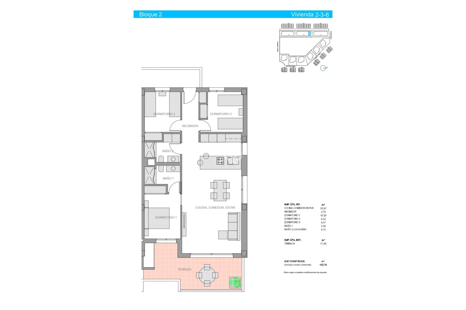 New Build - Áticos -
Guardamar del Segura - Plaza El Xiper s/n