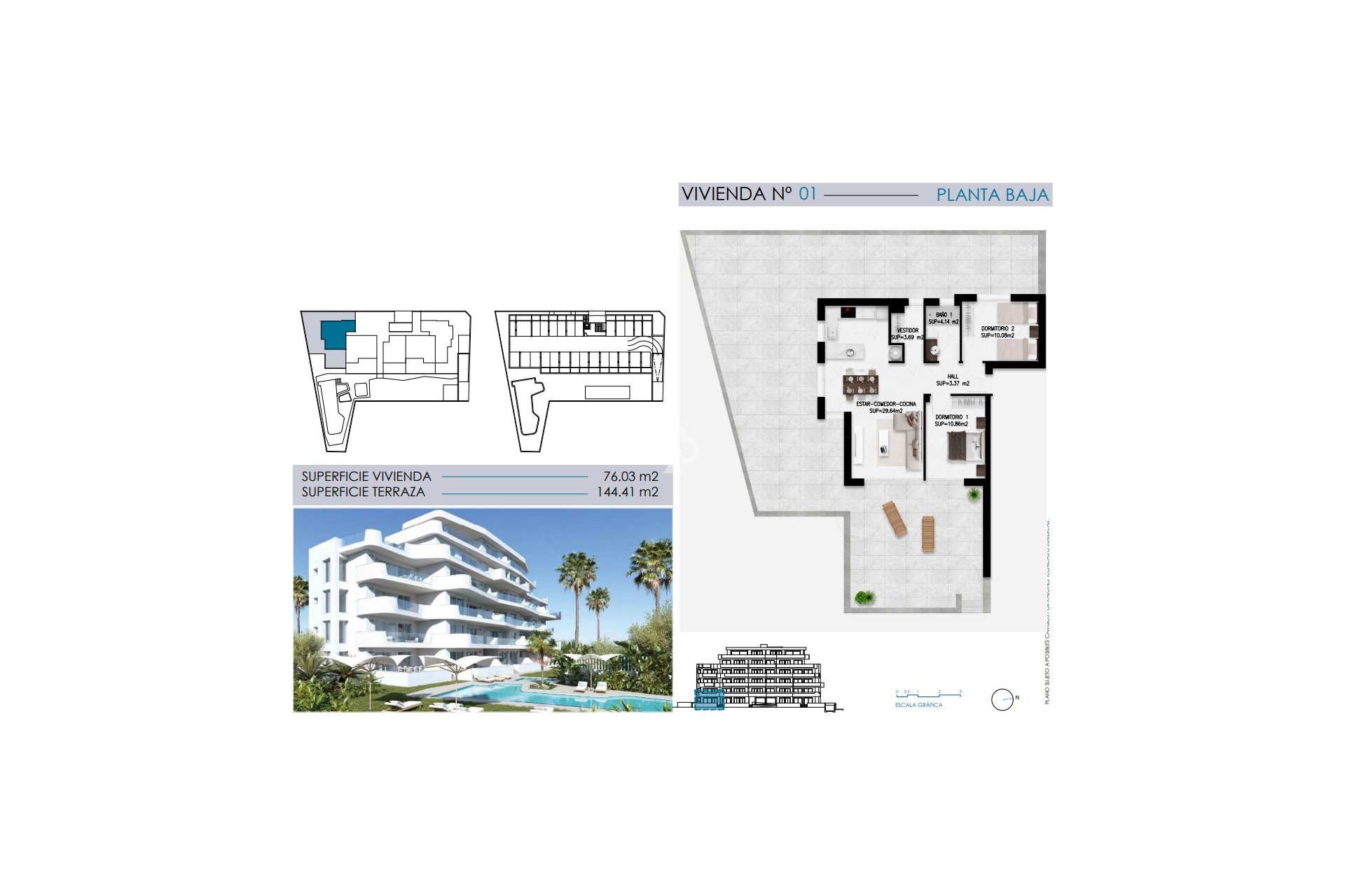 New Build - Áticos -
Pilar de la Horadada - 03191