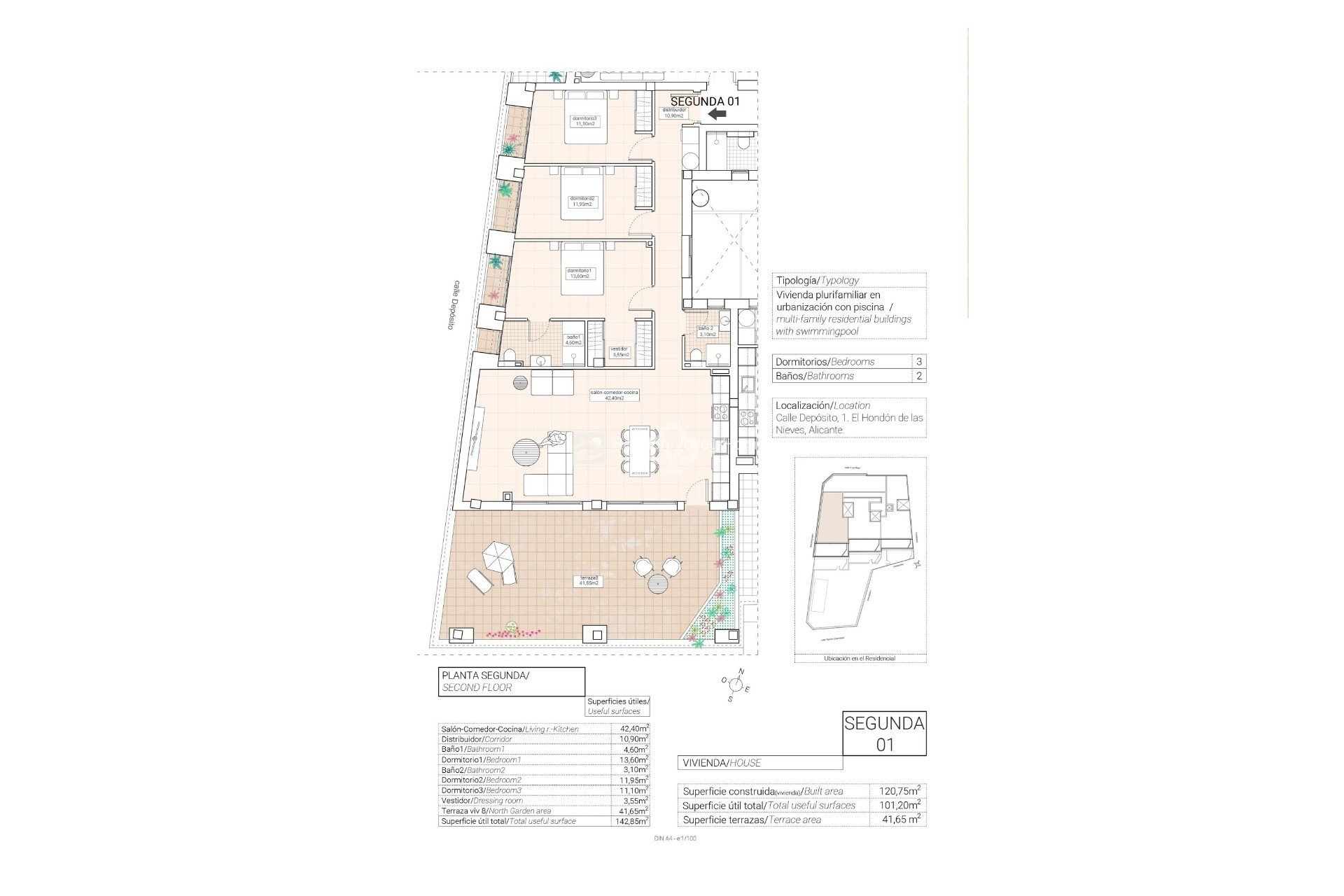 New Build - Bajos -
Hondón de las Nieves - 03688