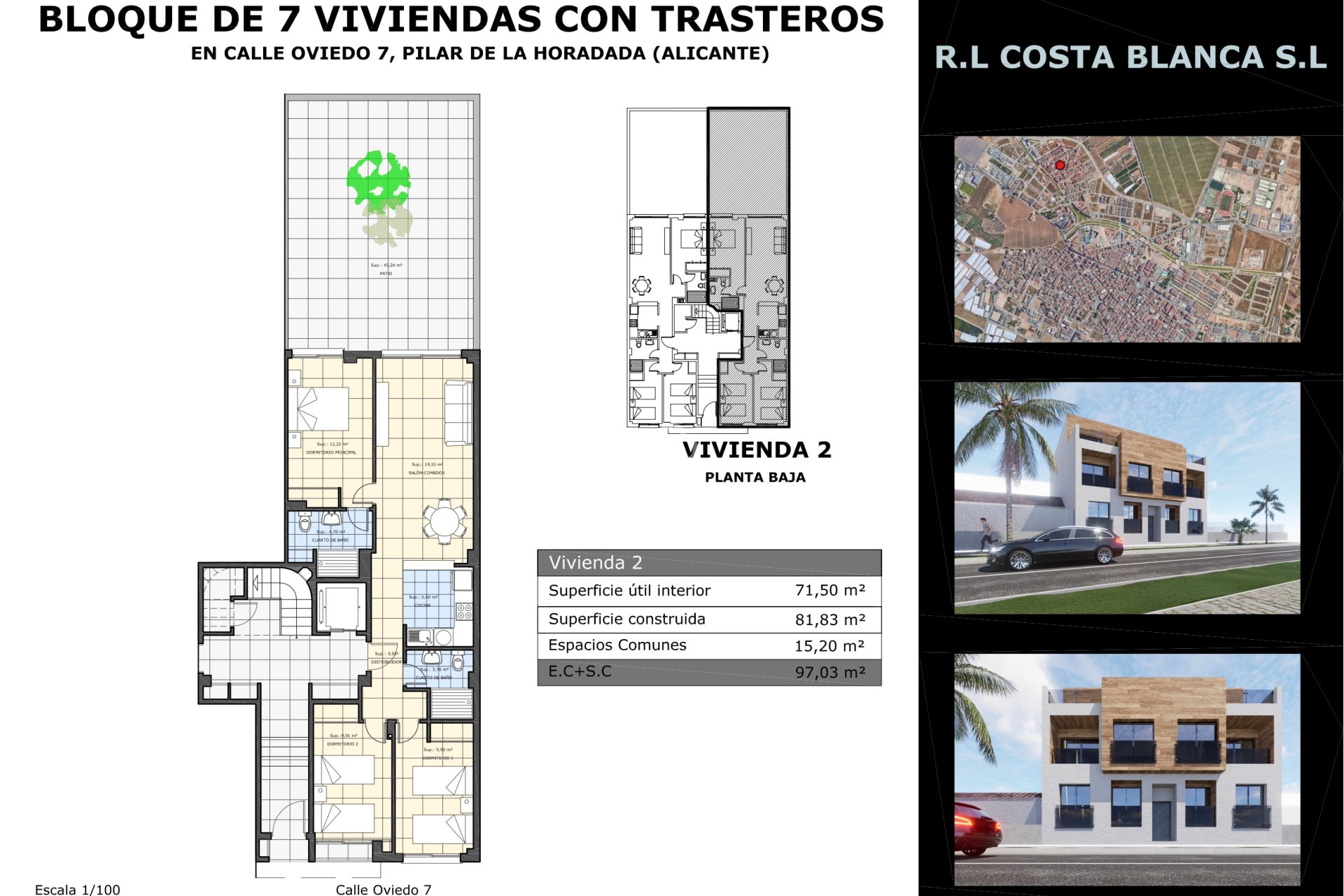 New Build - Bajos -
Pilar de la Horadada - Calle Oviedo, 3