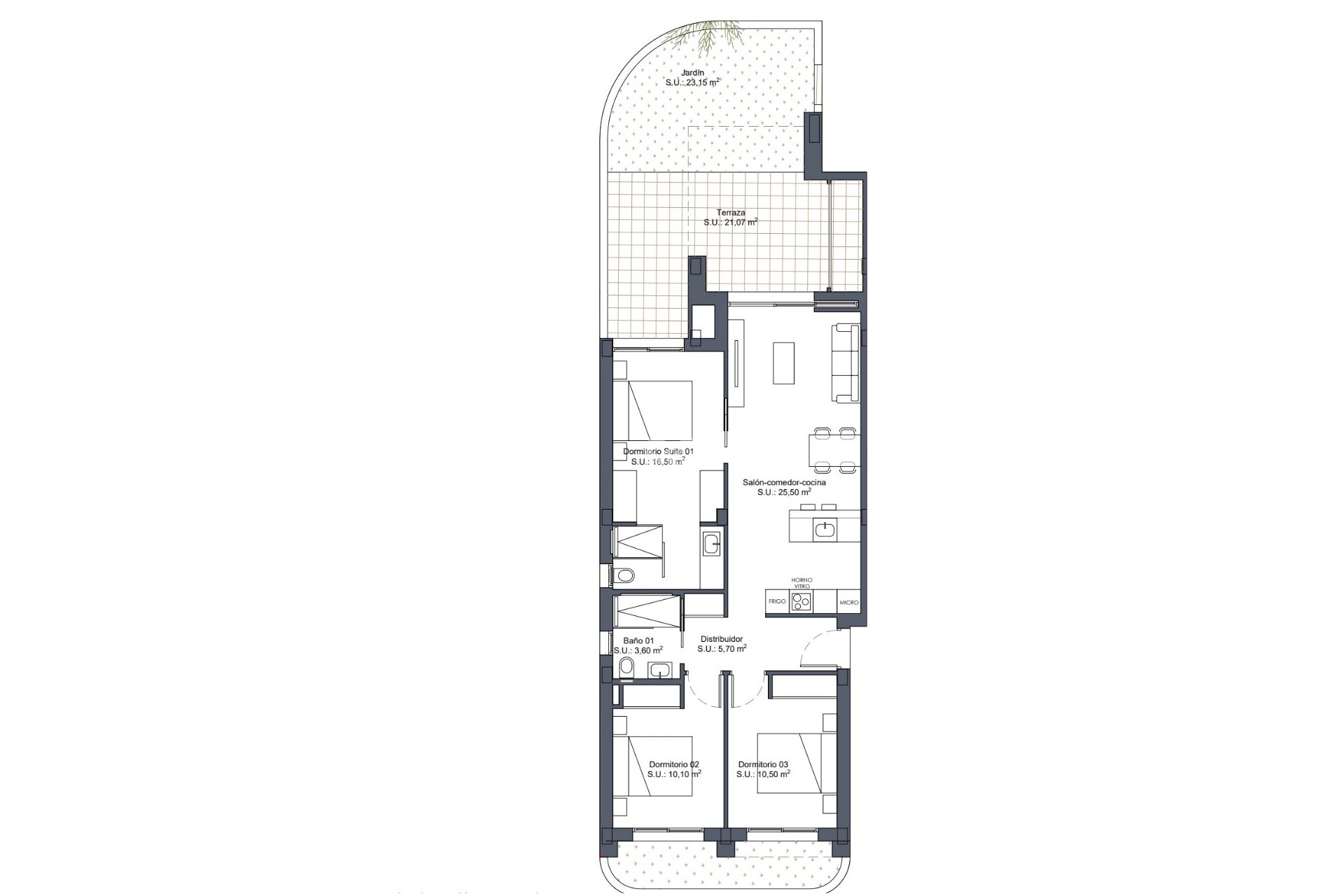 New Build - Bungalows -
Ciudad Quesada - 03149