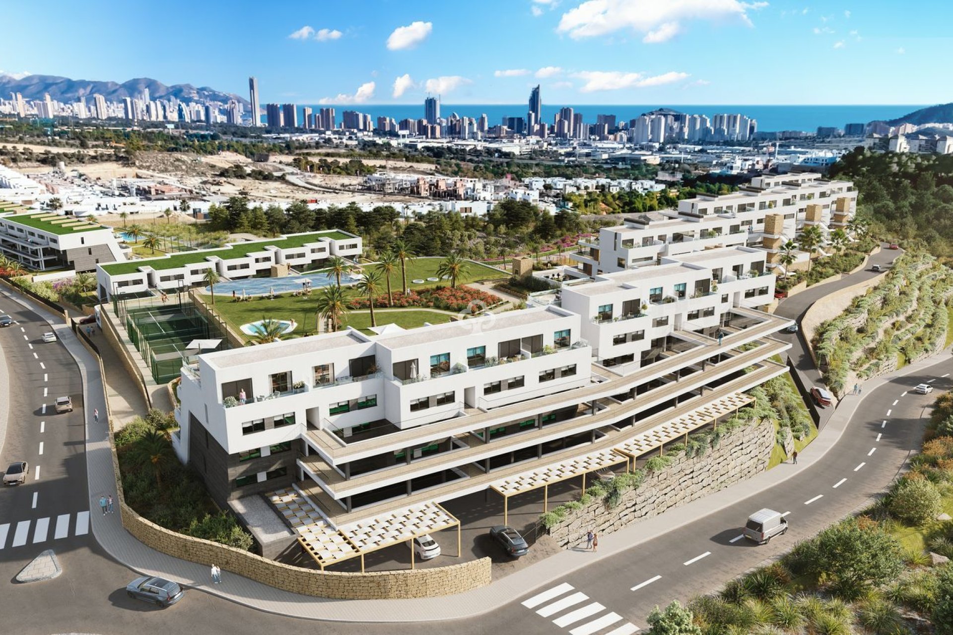 Nybyggnation - Apartamentos -
Finestrat - Calle costa rica s/n