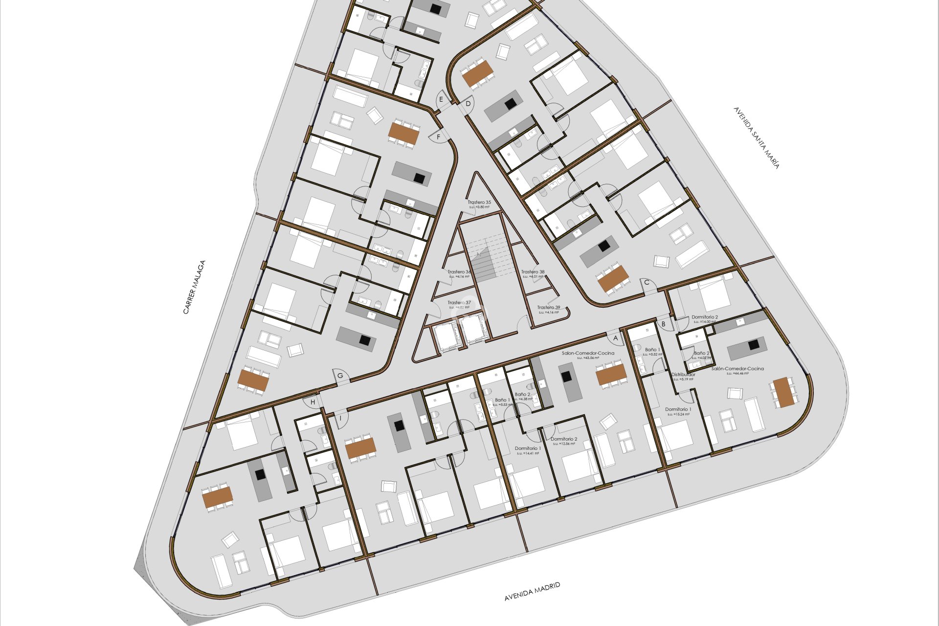 Nybyggnation - Áticos -
Calpe - Avenida de Madrid, 1