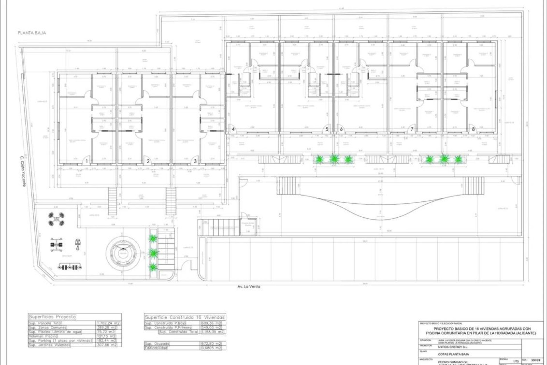 Nybyggnation - Bungalows -
Pilar de la Horadada - Avenida la Venta s/n