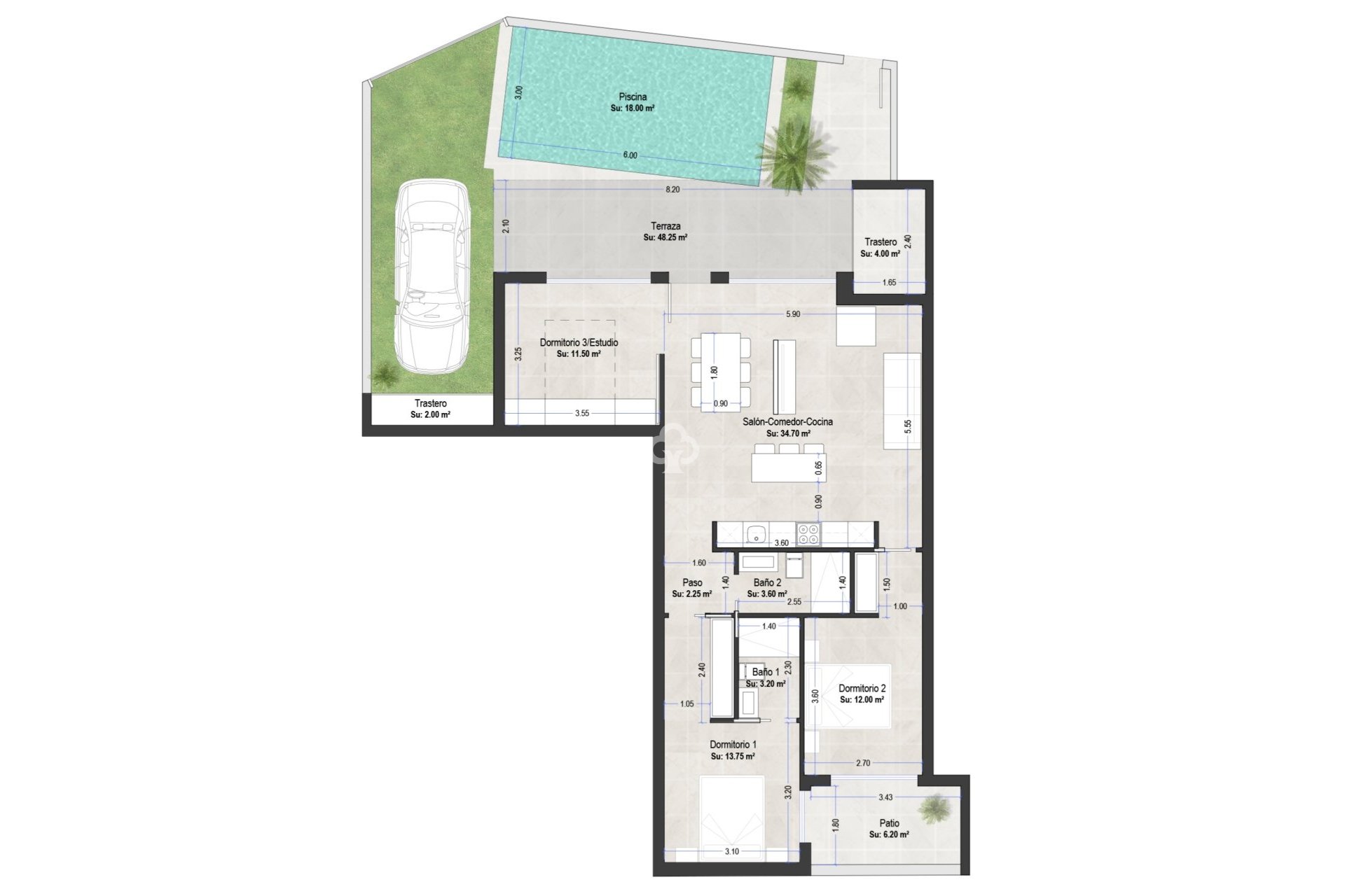 Nybyggnation - Bungalows -
San Pedro del Pinatar - 30740