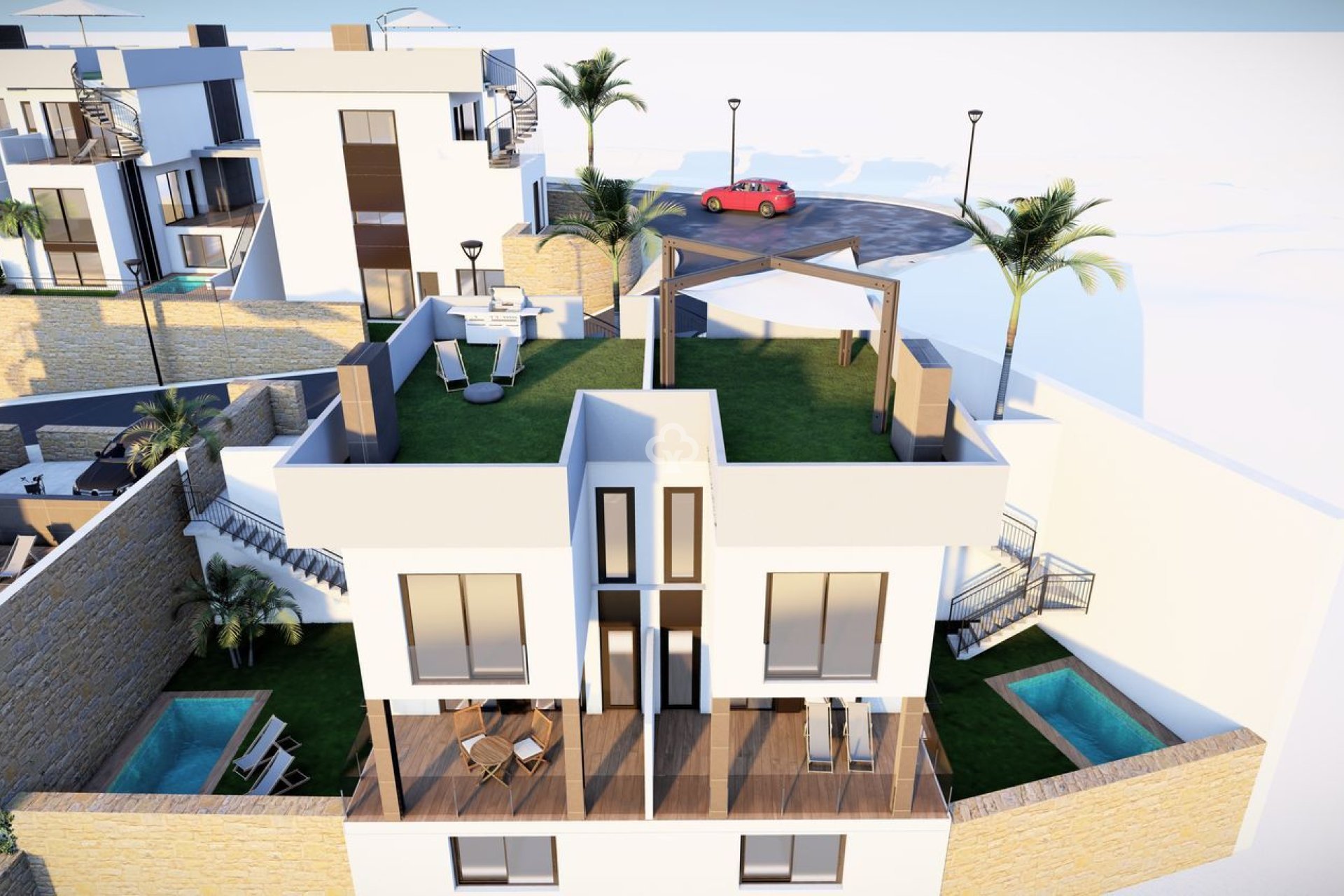 Nybyggnation - Townhouses -
Algorfa