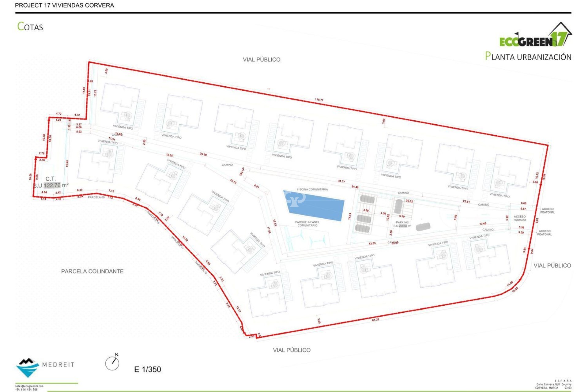 Nybyggnation - Villas -
Murcia - Calle Corvera Golf & Country Club s/n
