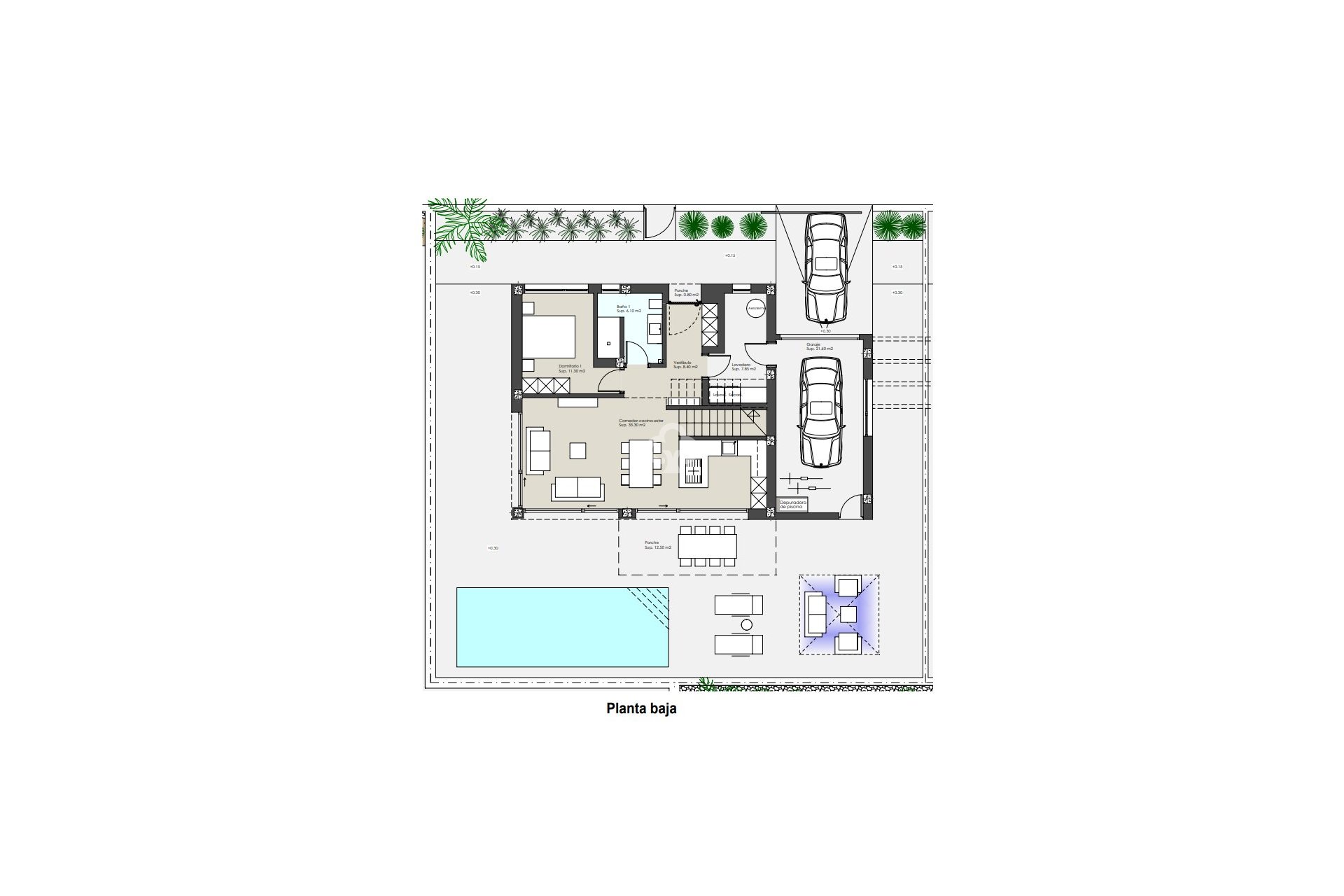 Nybyggnation - Villas -
Pilar de la Horadada - 03191