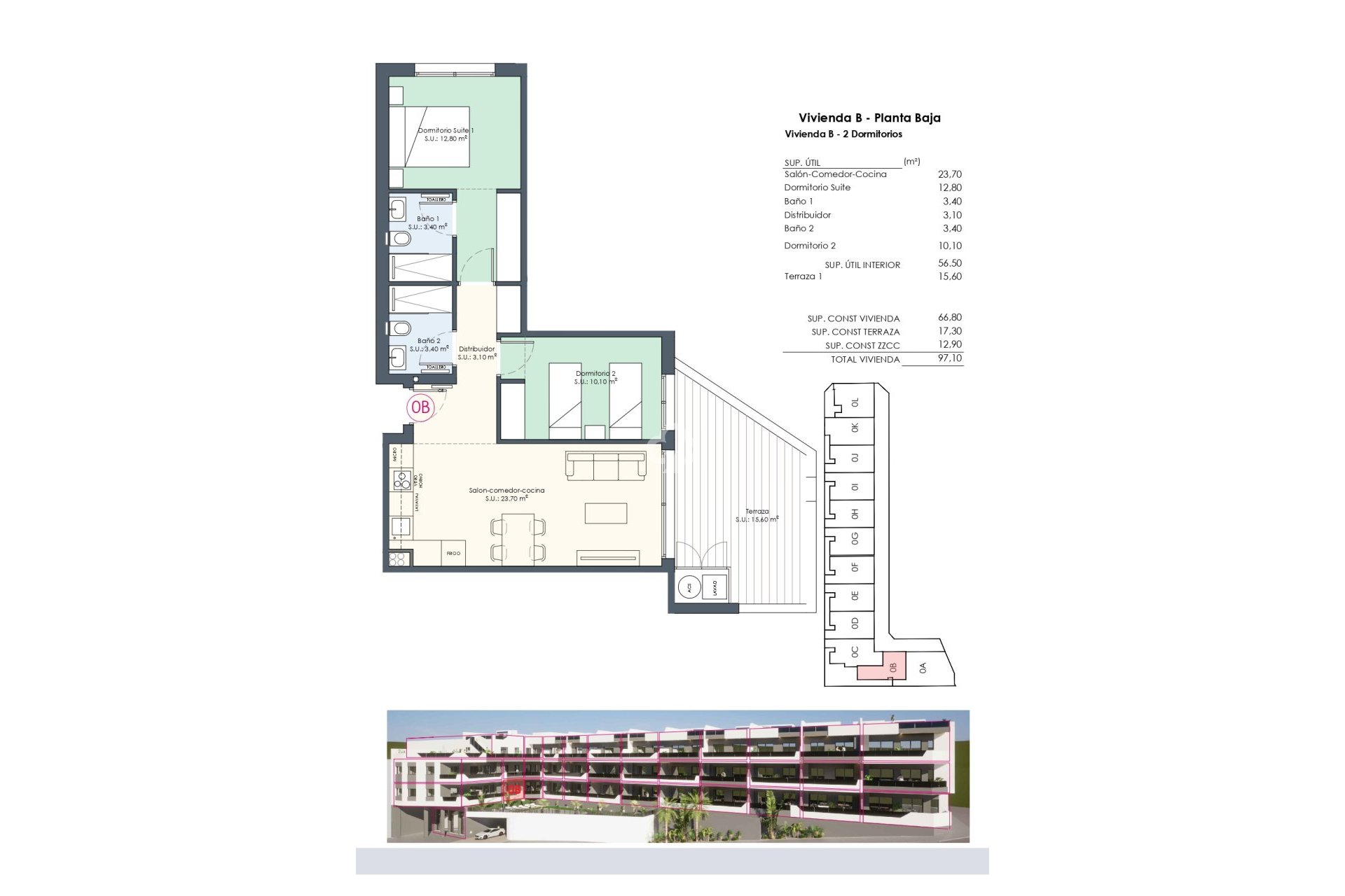 Obra nueva - Apartamentos -
Benijofar - 03178