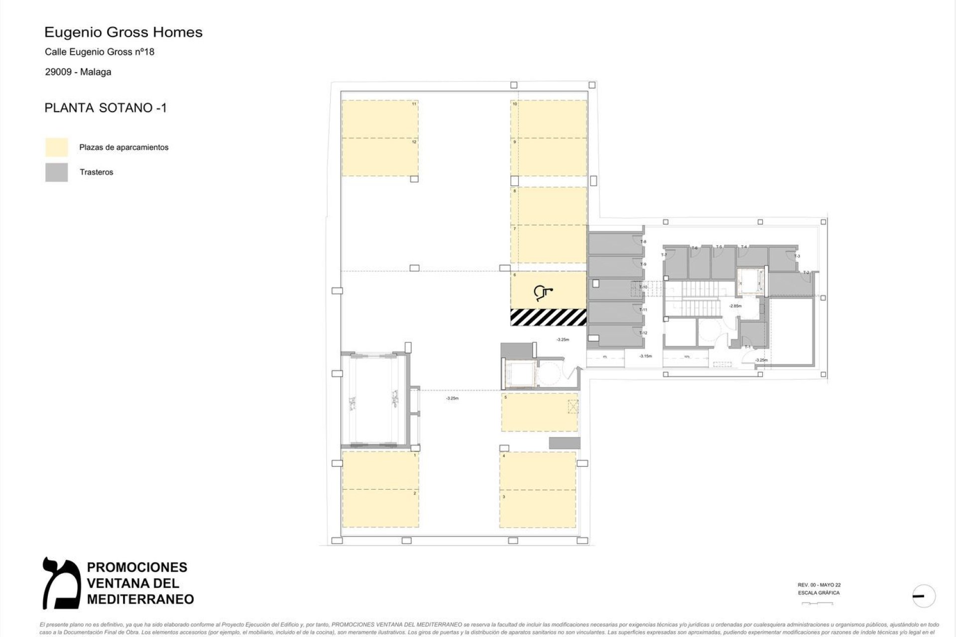 Obra nueva - Apartamentos -
Málaga - Calle Eugenio Gross , 18