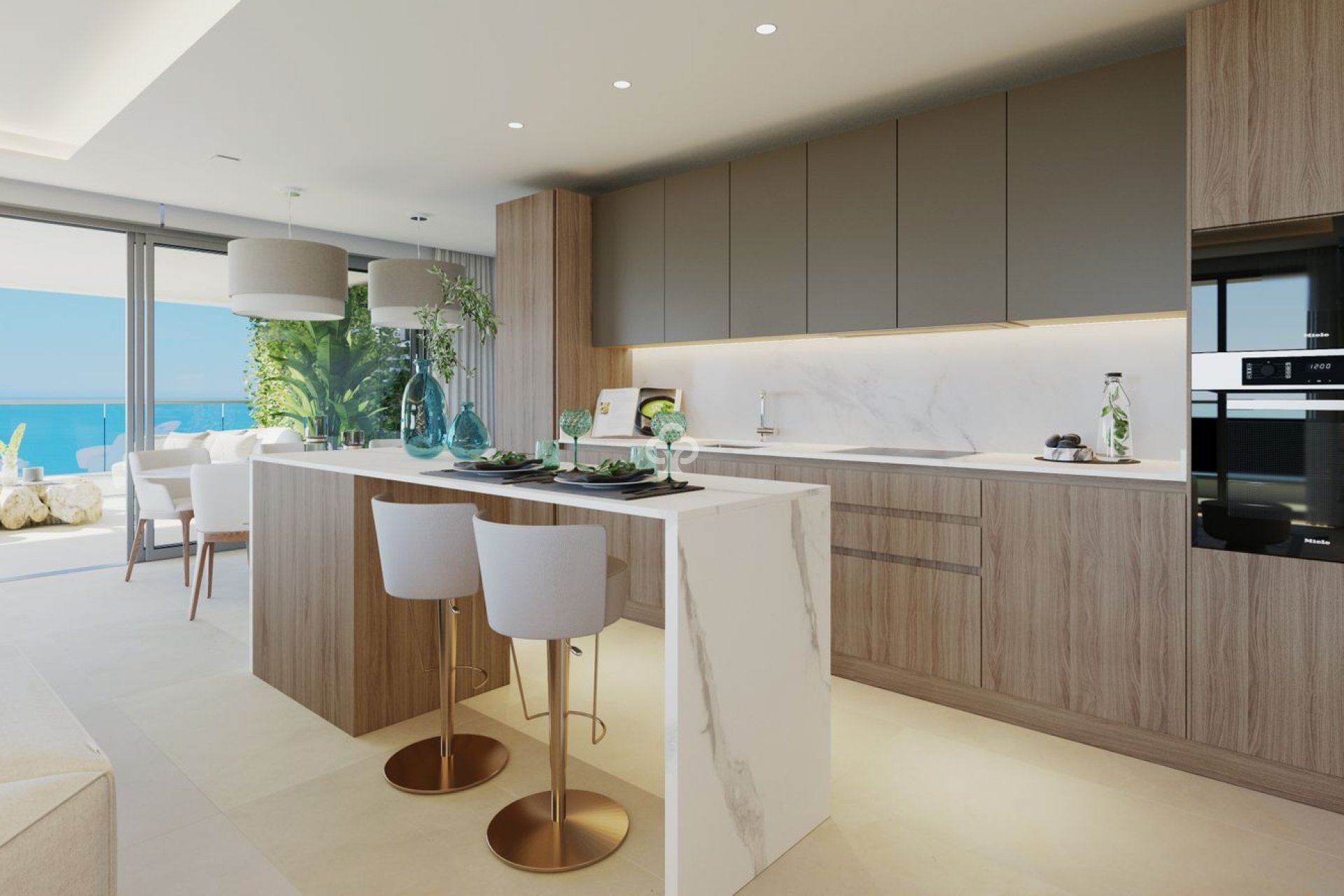 Obra nueva - Apartamentos -
Málaga - Calle Pacífico, 154