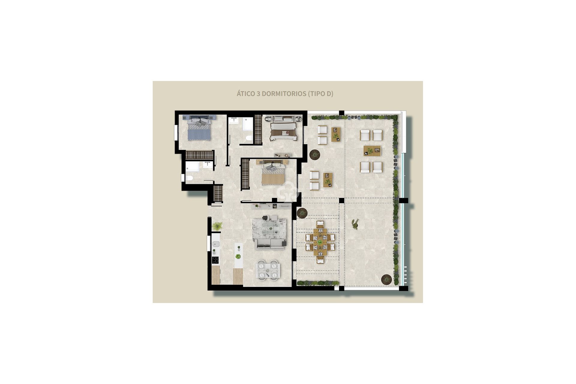 Obra nueva - Áticos -
Casares - 29690, Urbanización Arroyo Parrilla, 5B s/n