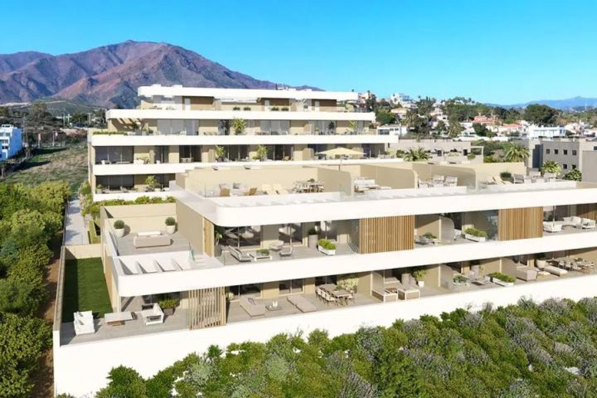 Obra nueva - Áticos -
Estepona - Calle Josefina Samper