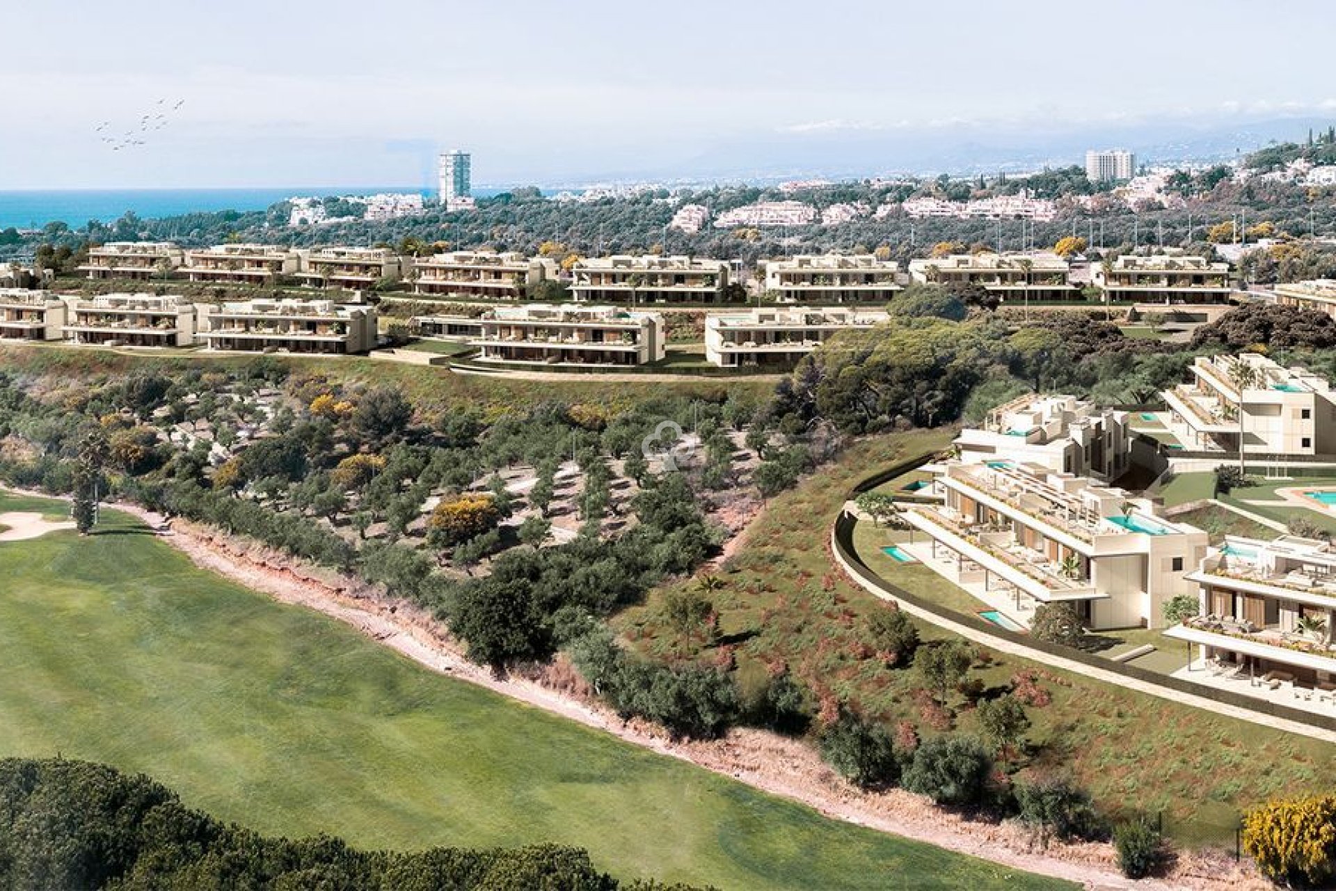 Obra nueva - Áticos -
Marbella - Calle Bunker