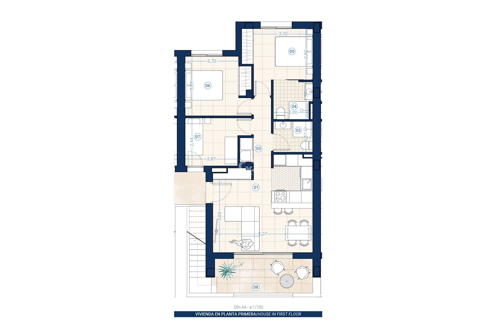 Obra nueva - Áticos -
Torrevieja - 03186
