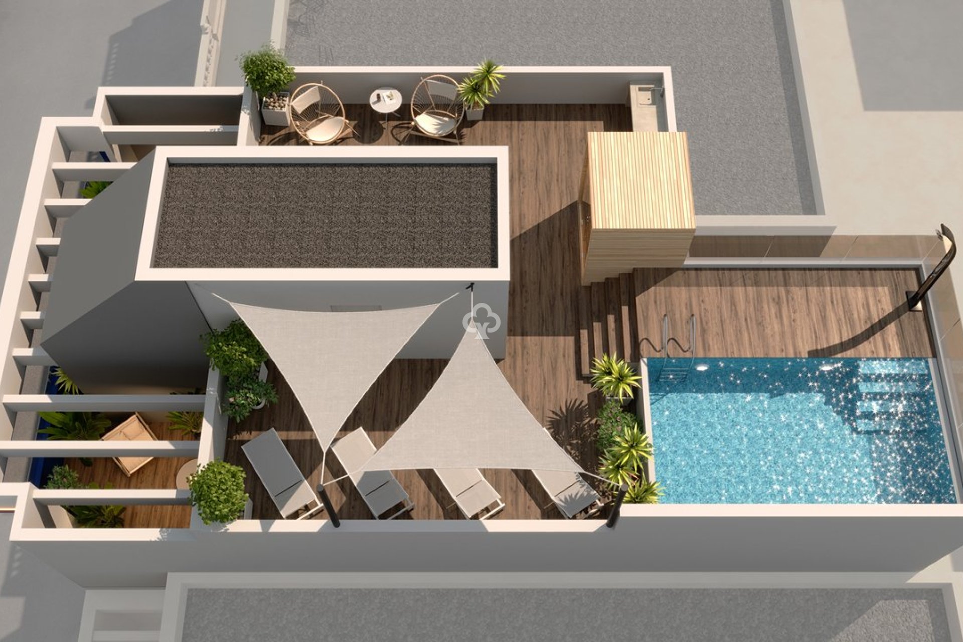 Obra nueva - Áticos -
Torrevieja - Calle Beniajan, 15