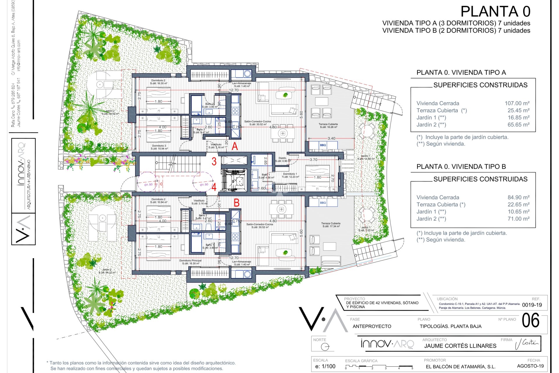 Obra nueva - Bajos -
Cartagena - Urbanización La Manga Club s/n