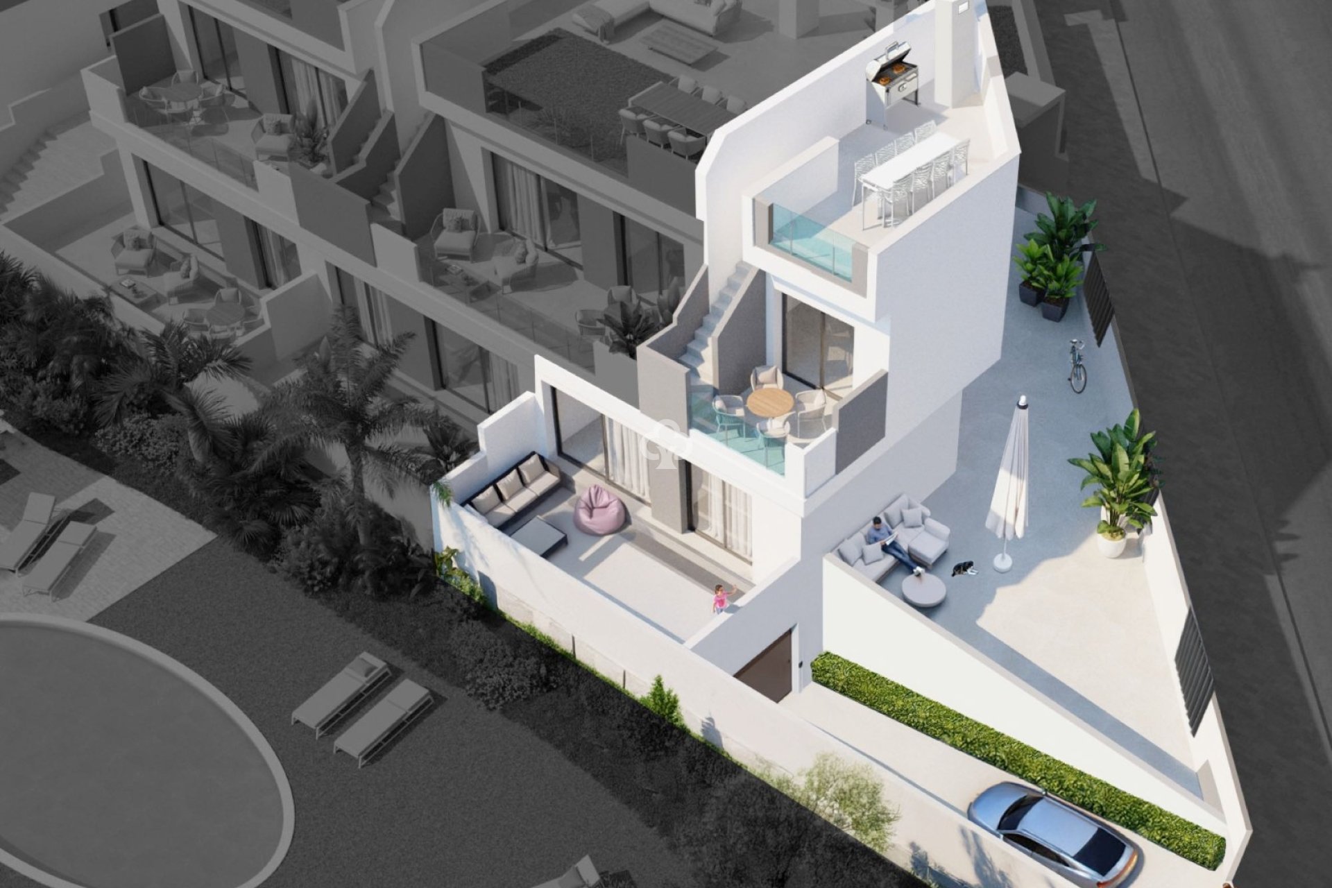 Obra nueva - Bungalow -
Torrevieja - Los balcones