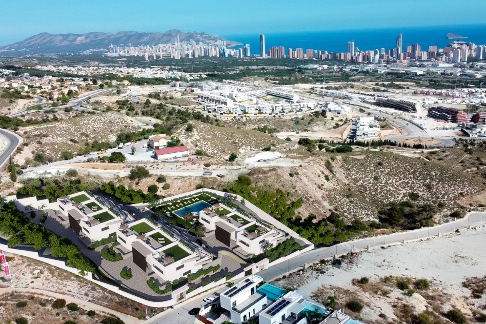 Obra nueva - Bungalows -
Finestrat - Avenida Granada, 62