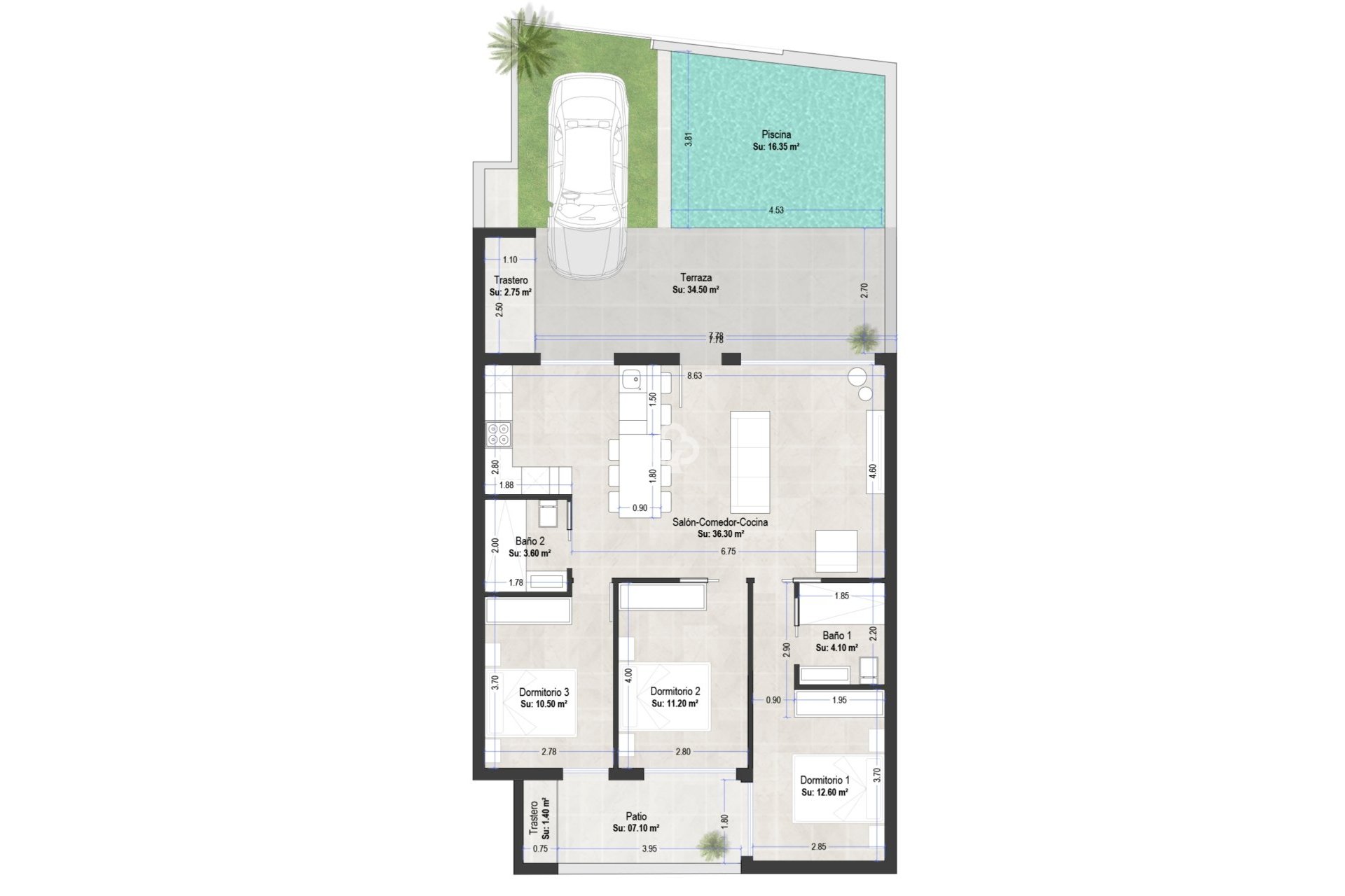 Obra nueva - Bungalows -
San Pedro del Pinatar - 30740