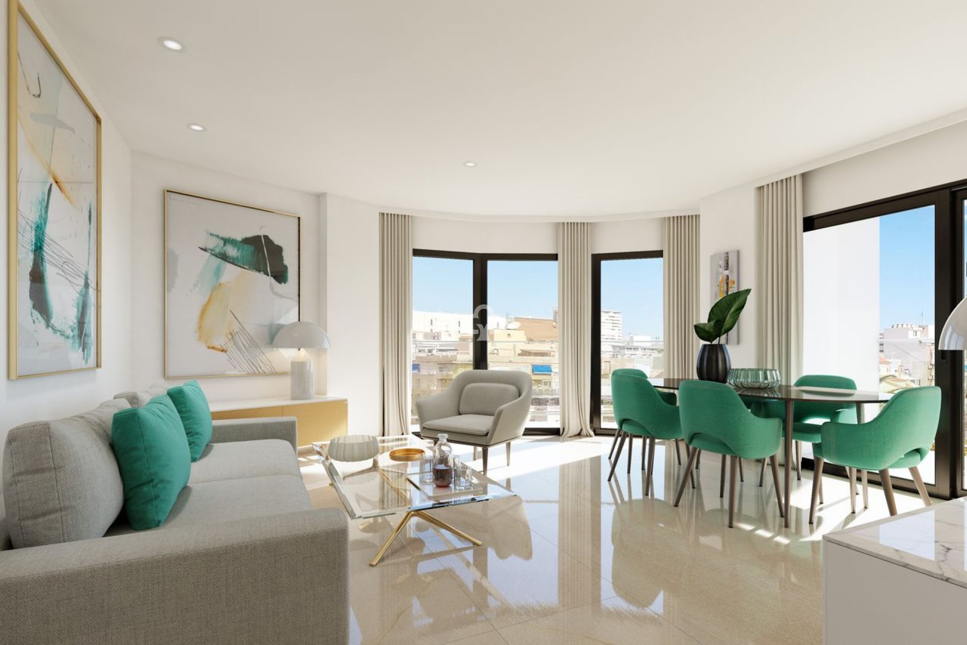 Obra nueva - Penthouses -
Alicante / Alacant