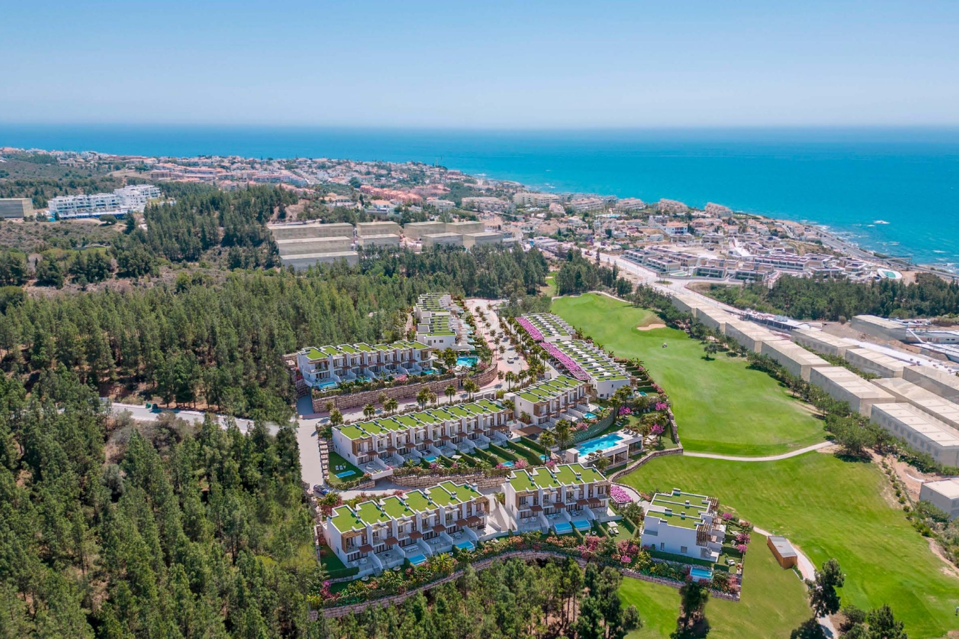 Obra nueva - Townhouses -
Las Lagunas de Mijas