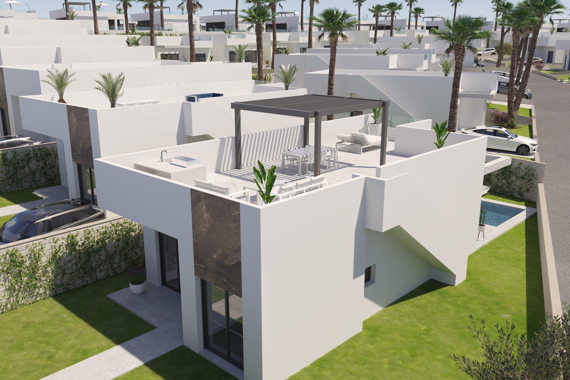 Obra nueva - Villas -
Algorfa