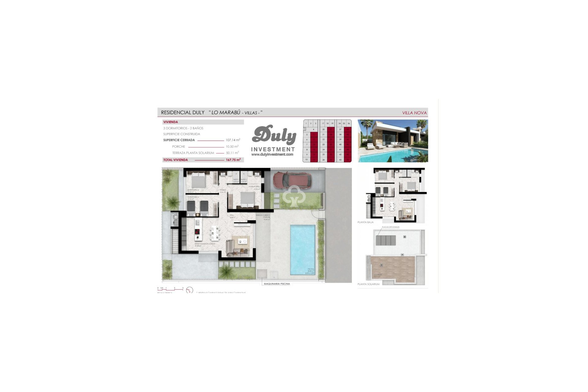 Obra nueva - Villas -
Ciudad Quesada