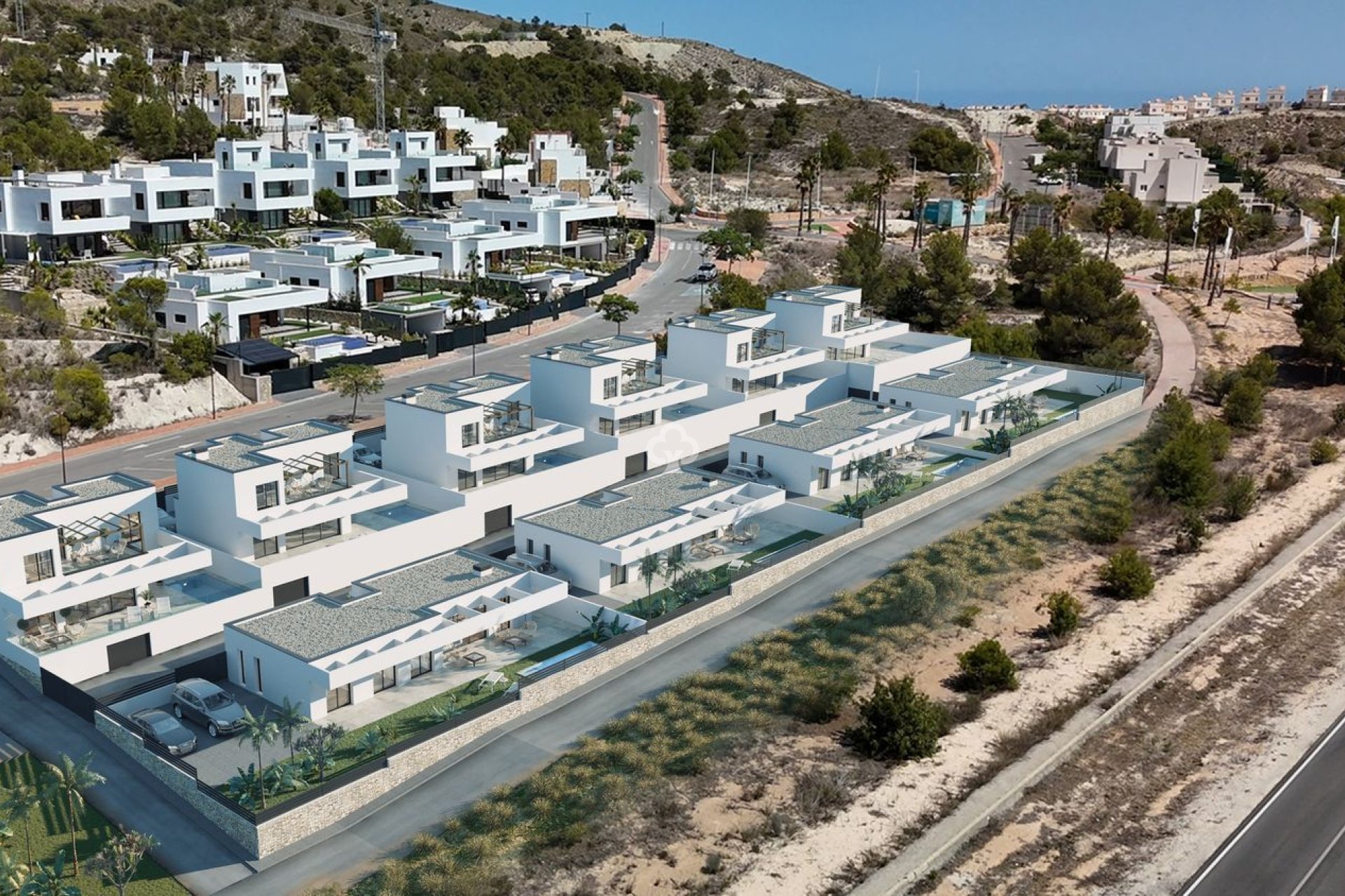 Obra nueva - Villas -
Finestrat - Alfarella Sector, 13