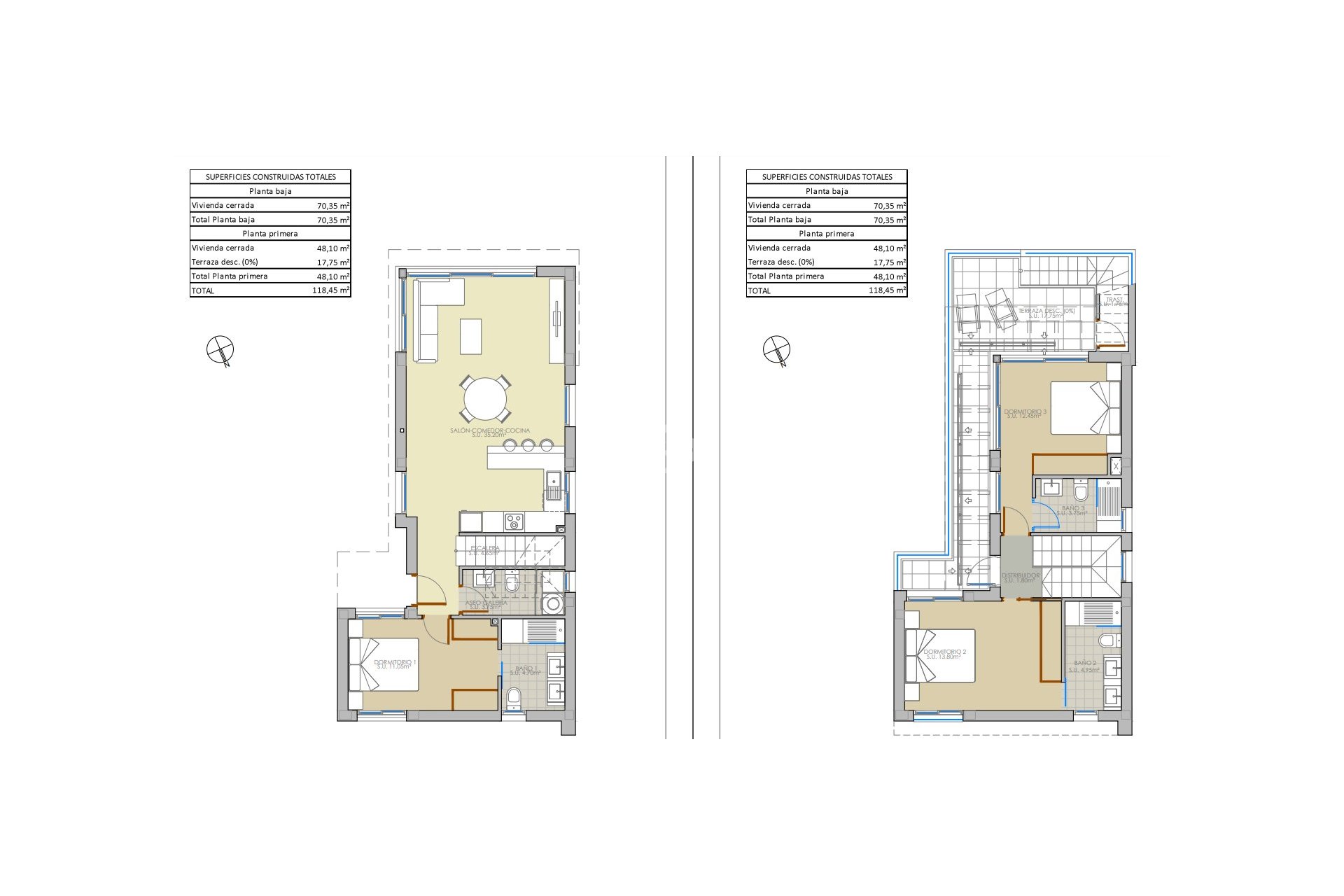 Obra nueva - Villas -
Pilar de la Horadada - 03191