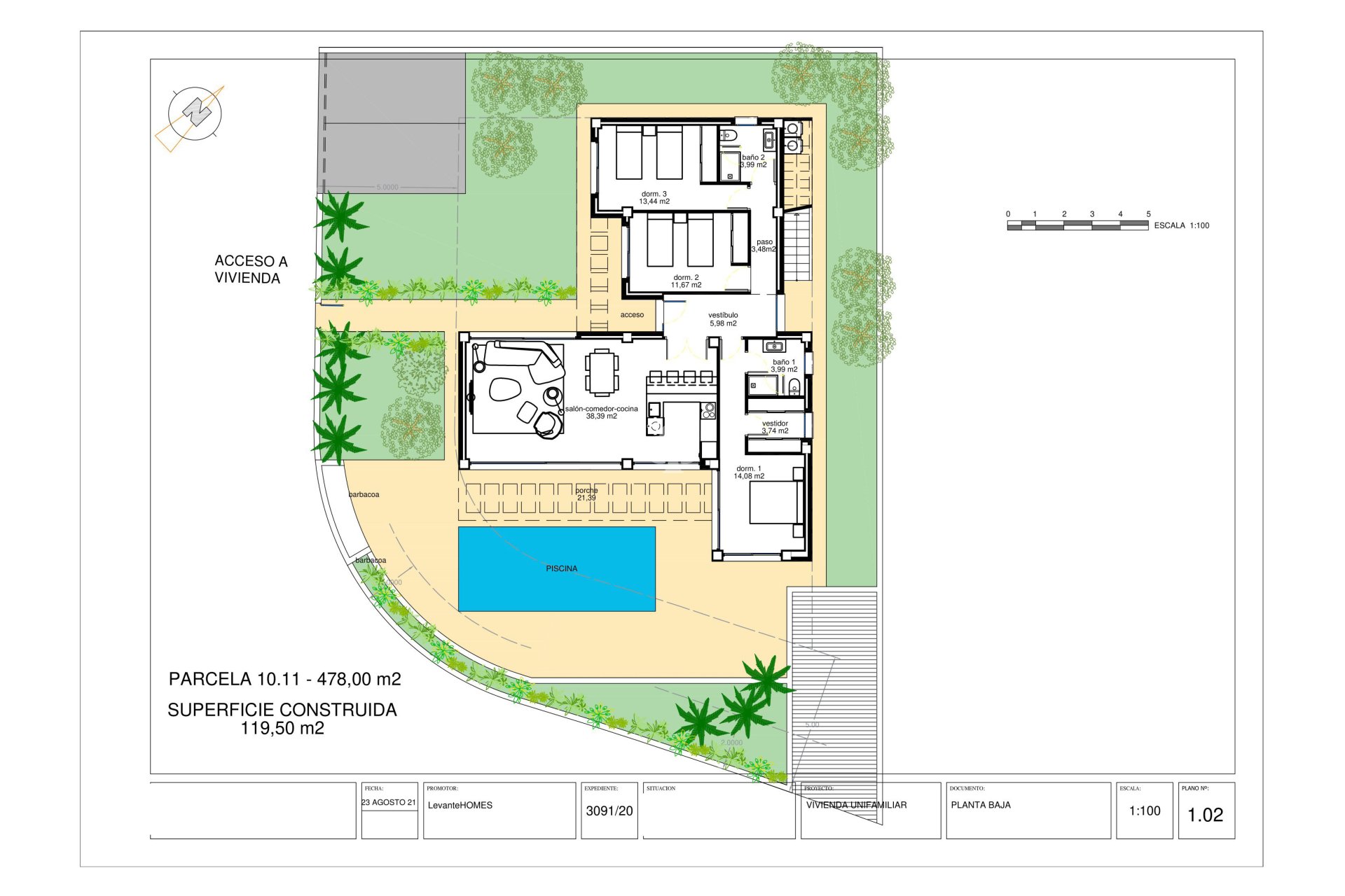 Obra nueva - Villas -
Polop - 03520