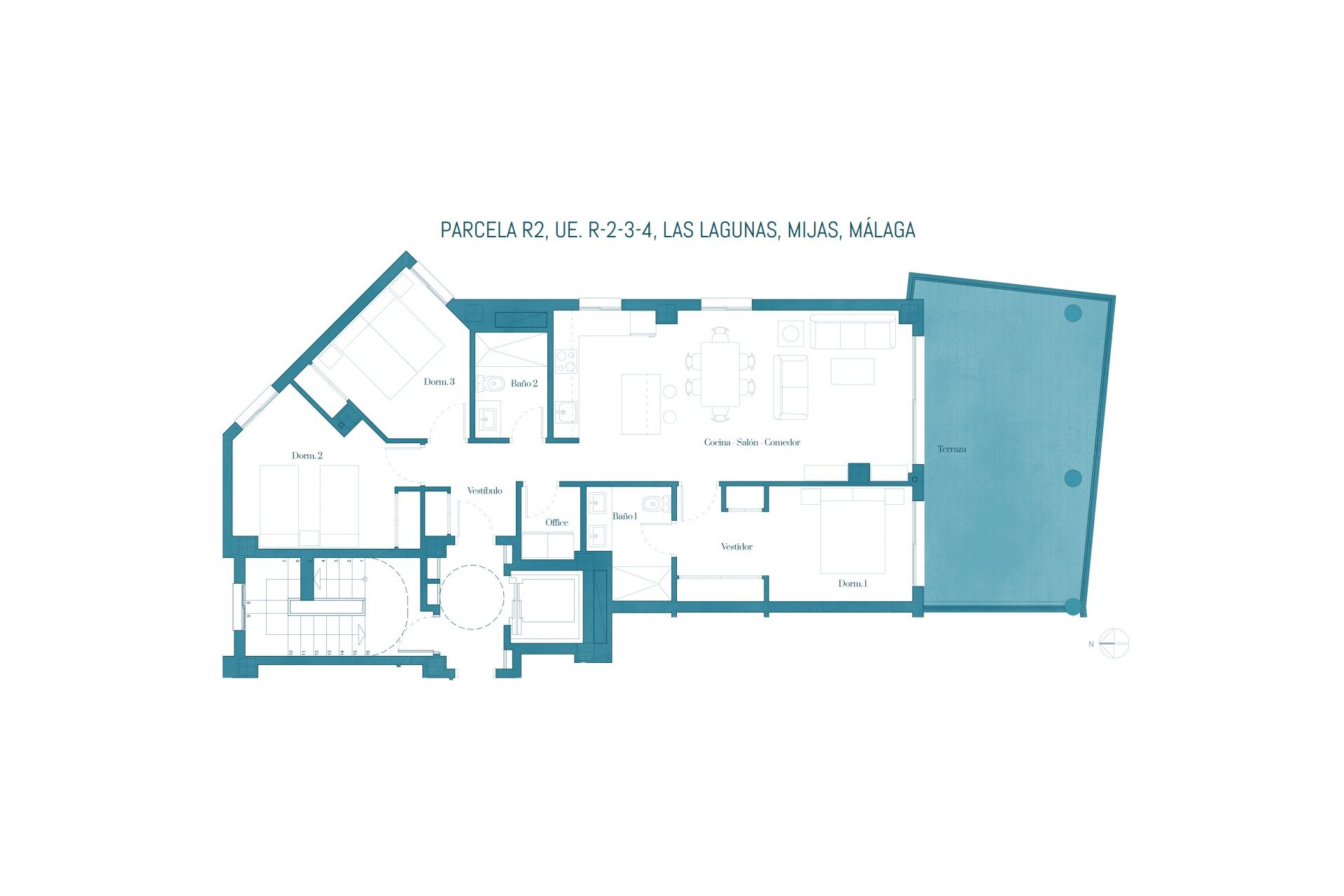 Uudiskohde - Apartamentos -
Mijas - Calle C. Rio Chillar s/n