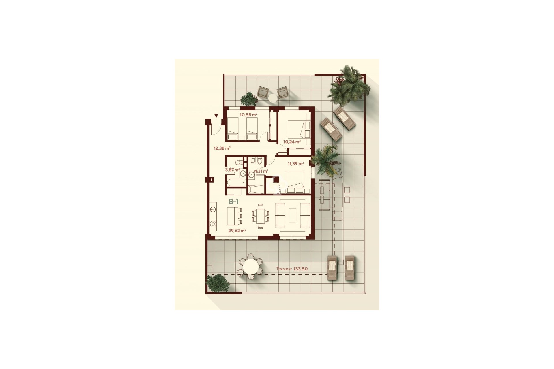 Uudiskohde - Bajos -
Las Lagunas de Mijas - 29649, Aralia sn