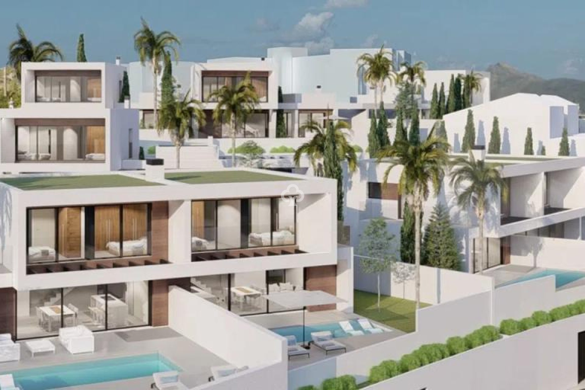 Uudiskohde - Omakotitalo -
Nerja - Pueblo Jerez, 100