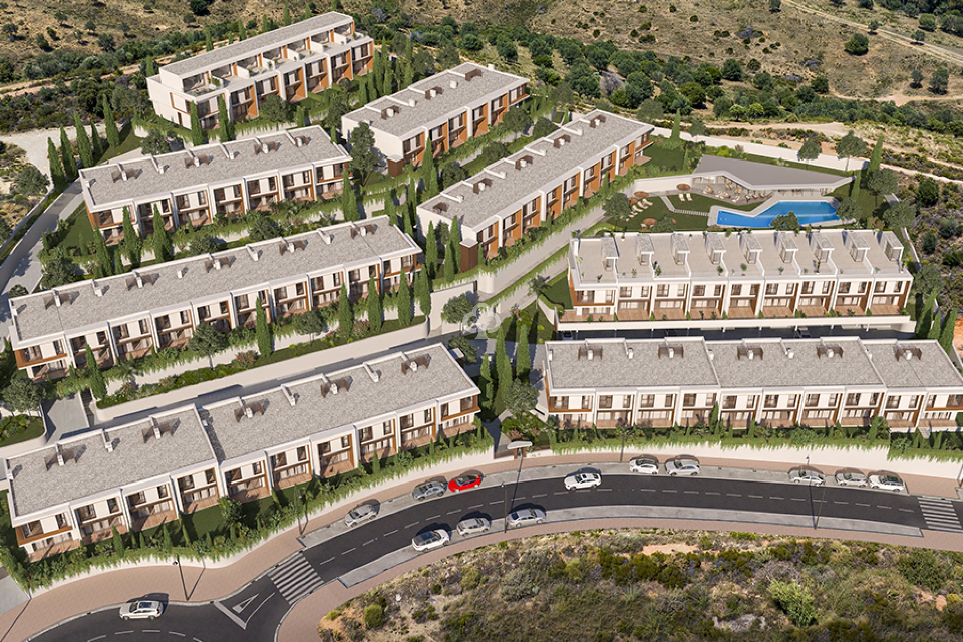 Uudiskohde - Townhouses -
La Cala de Mijas