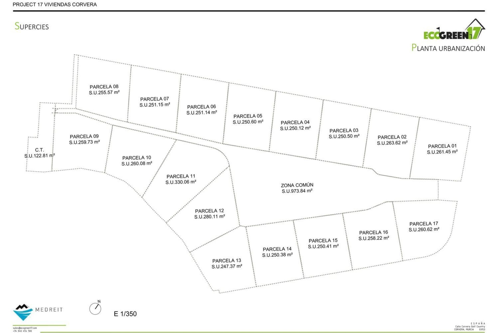 Uudiskohde - Villas -
Murcia - Calle Corvera Golf & Country Club s/n