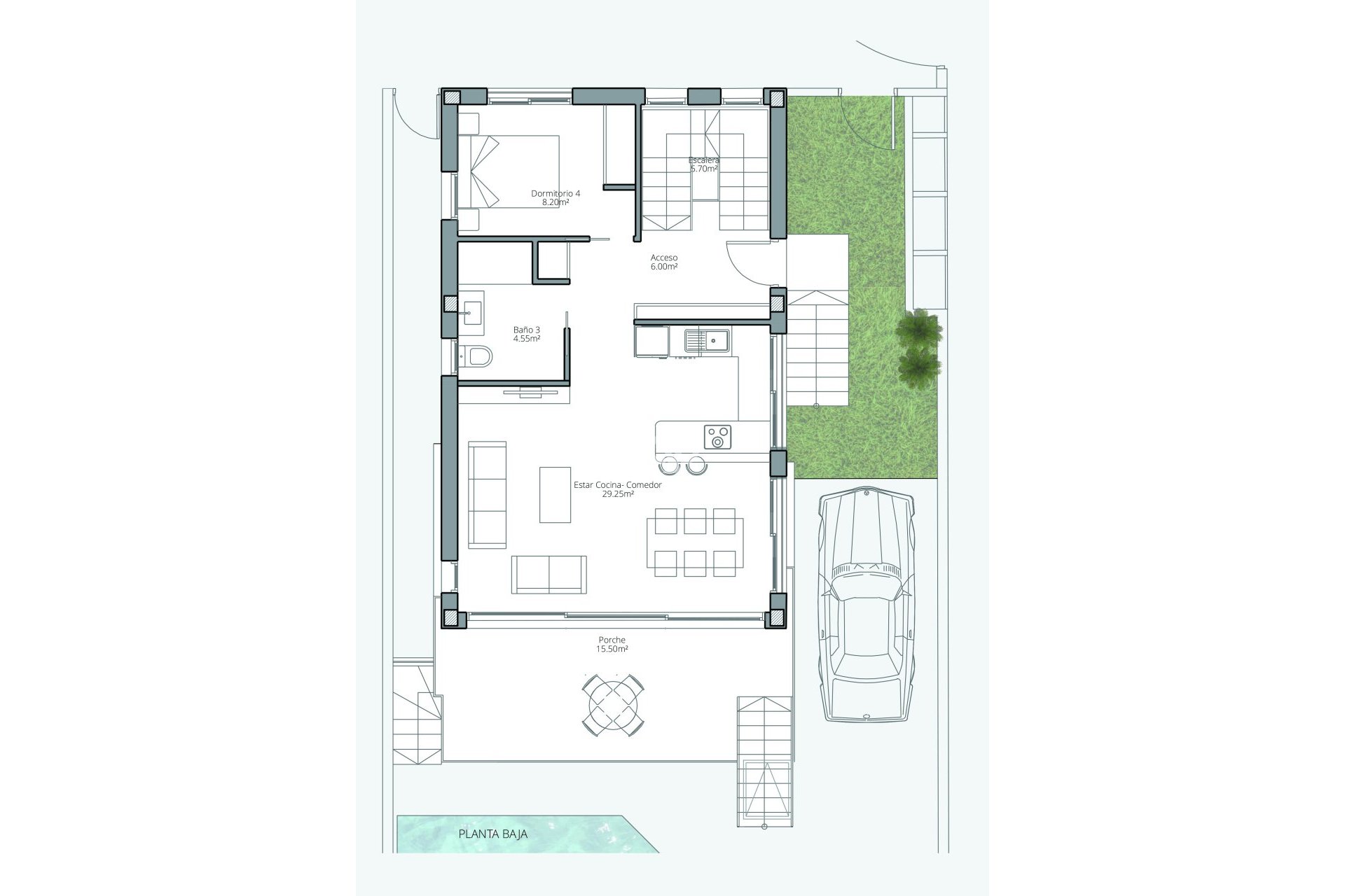 Uudiskohde - Villas -
Torrevieja - 03188, Avenida de Alemania, 43