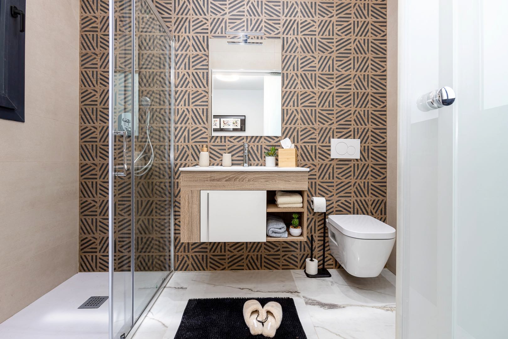 Valokuva rakennuttajan esittelyasunnot, aiemmin valmistunut kohde.