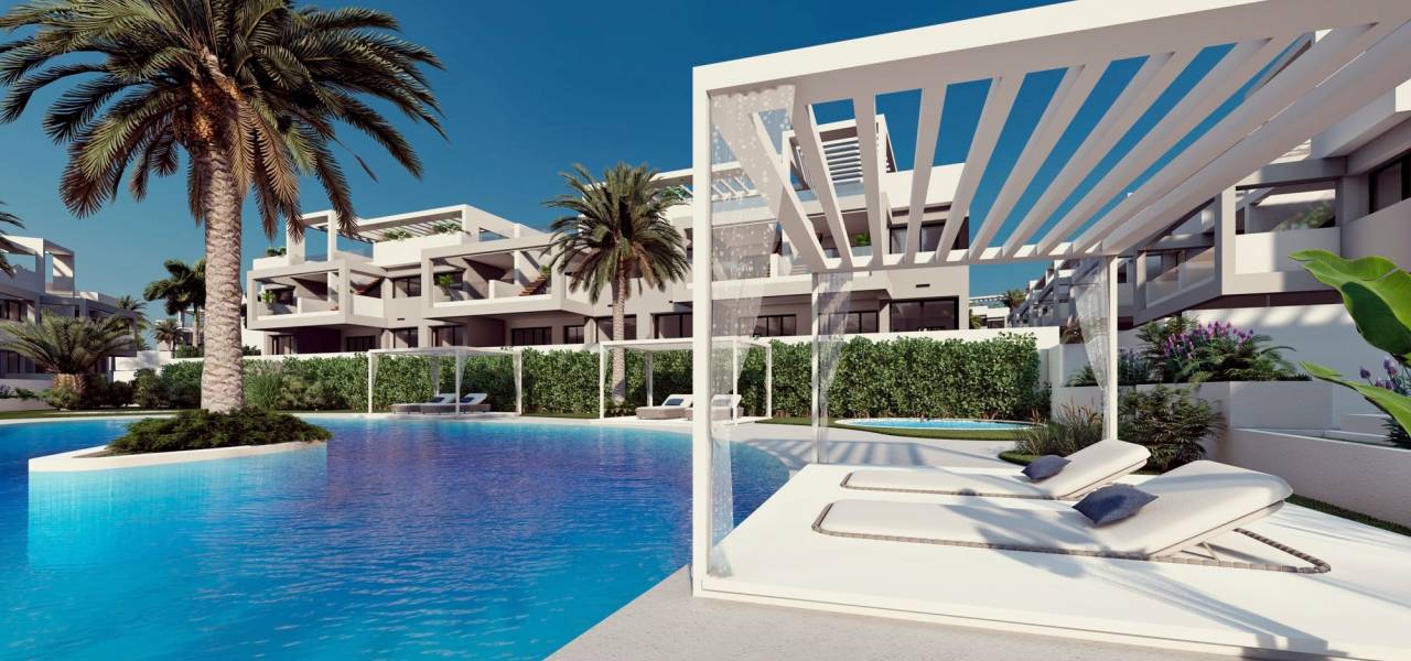 New Bungalow Apartments in the Prestigious Los Balcones Area, Torrevieja - from 299.900€