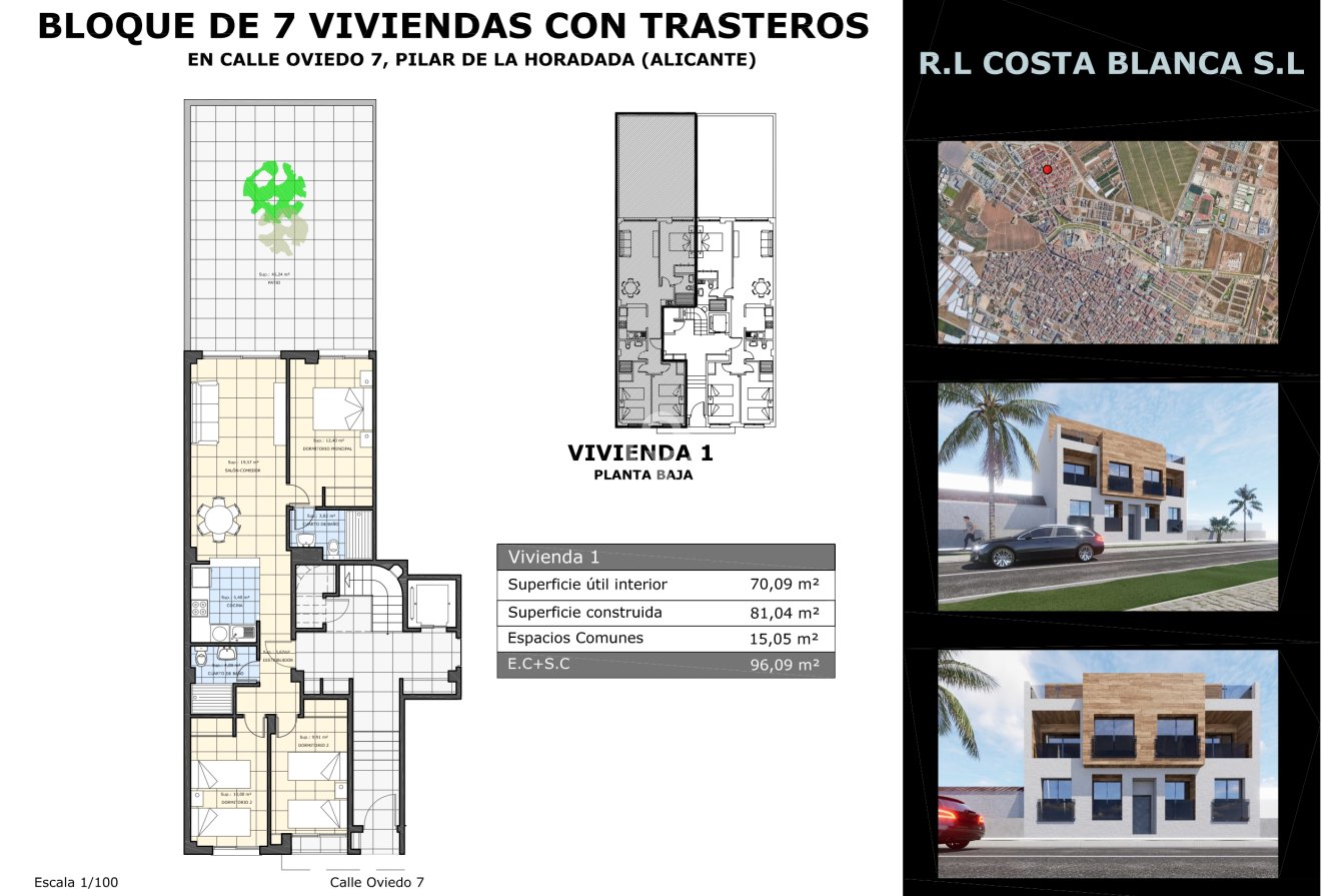 New Build - Bajos -
Pilar de la Horadada - Calle Oviedo, 3