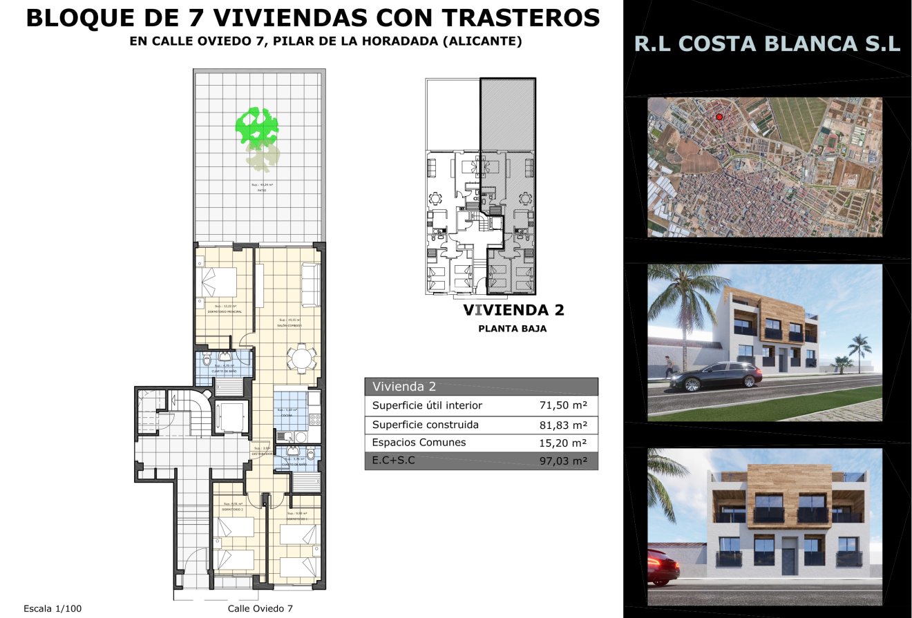 New Build - Bajos -
Pilar de la Horadada - Calle Oviedo, 3