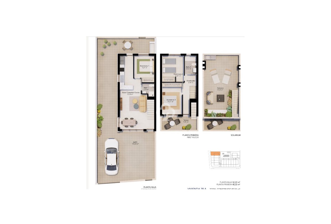 New Build - Adosados -
Pilar de la Horadada - 03191