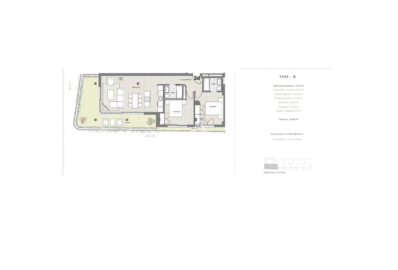 New Build - Áticos -
Estepona - 29680, Calle parcela 5-r parque central s/n